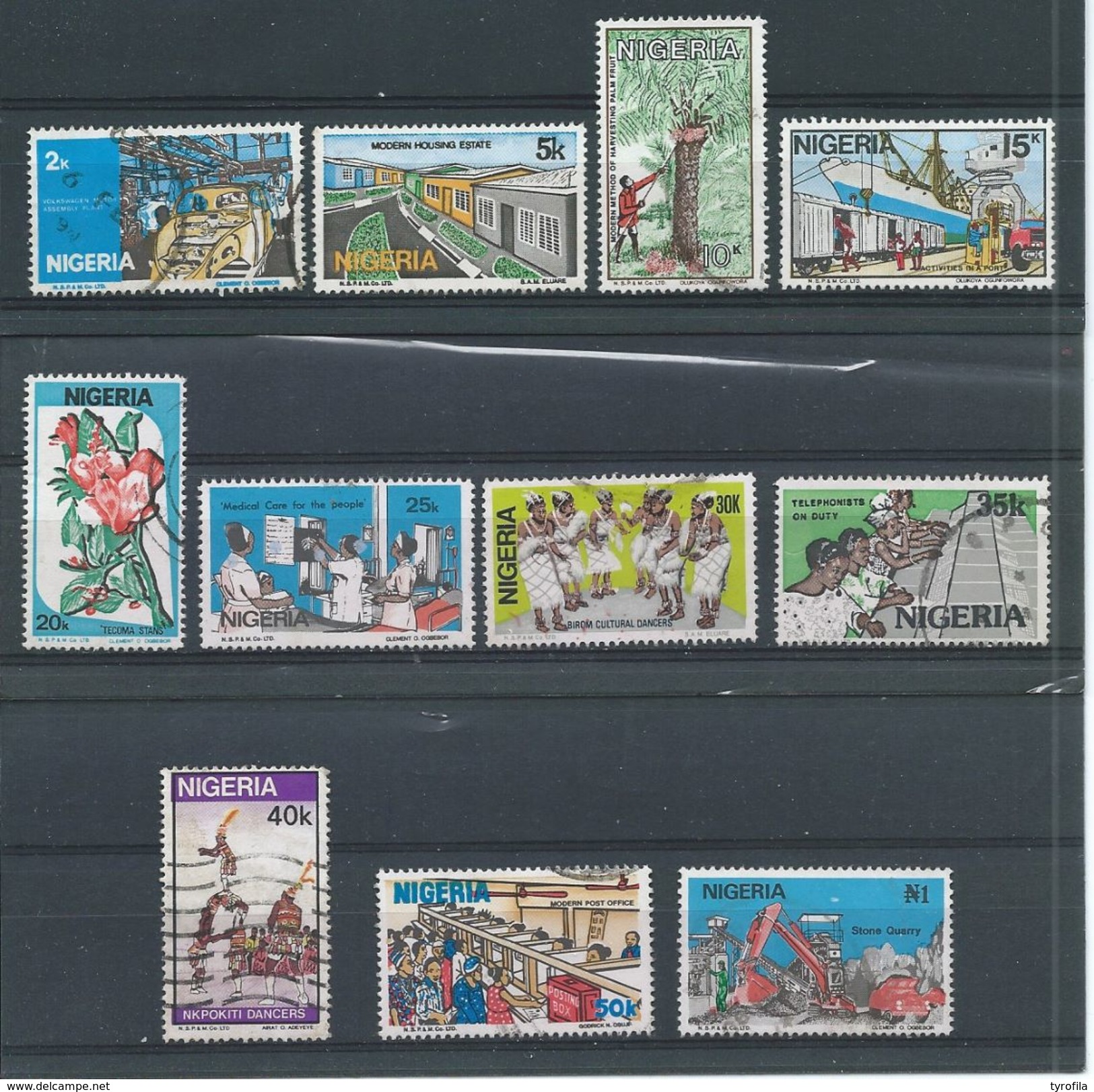 Nigeria  Y/T     Tussen 487 En 496    (O) - Nigeria (1961-...)