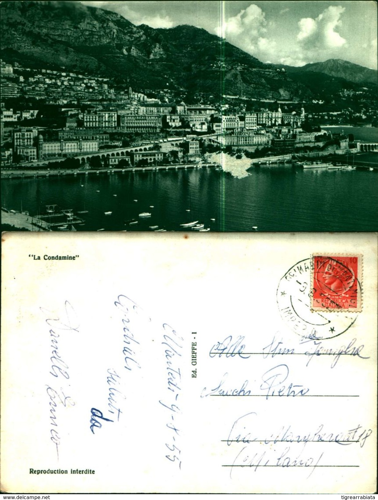 6937a)cartolina Monaco La Condamine-ed.g.effe - La Condamine
