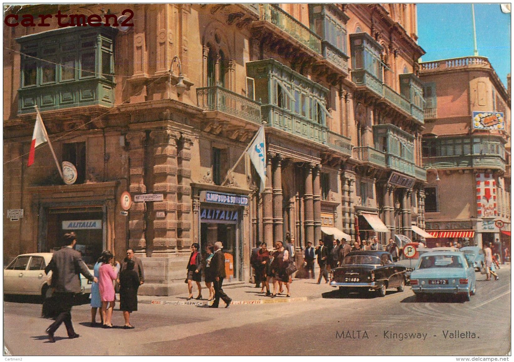 MALTE MALTA VALLETTA AUTOMOBILE - Malte