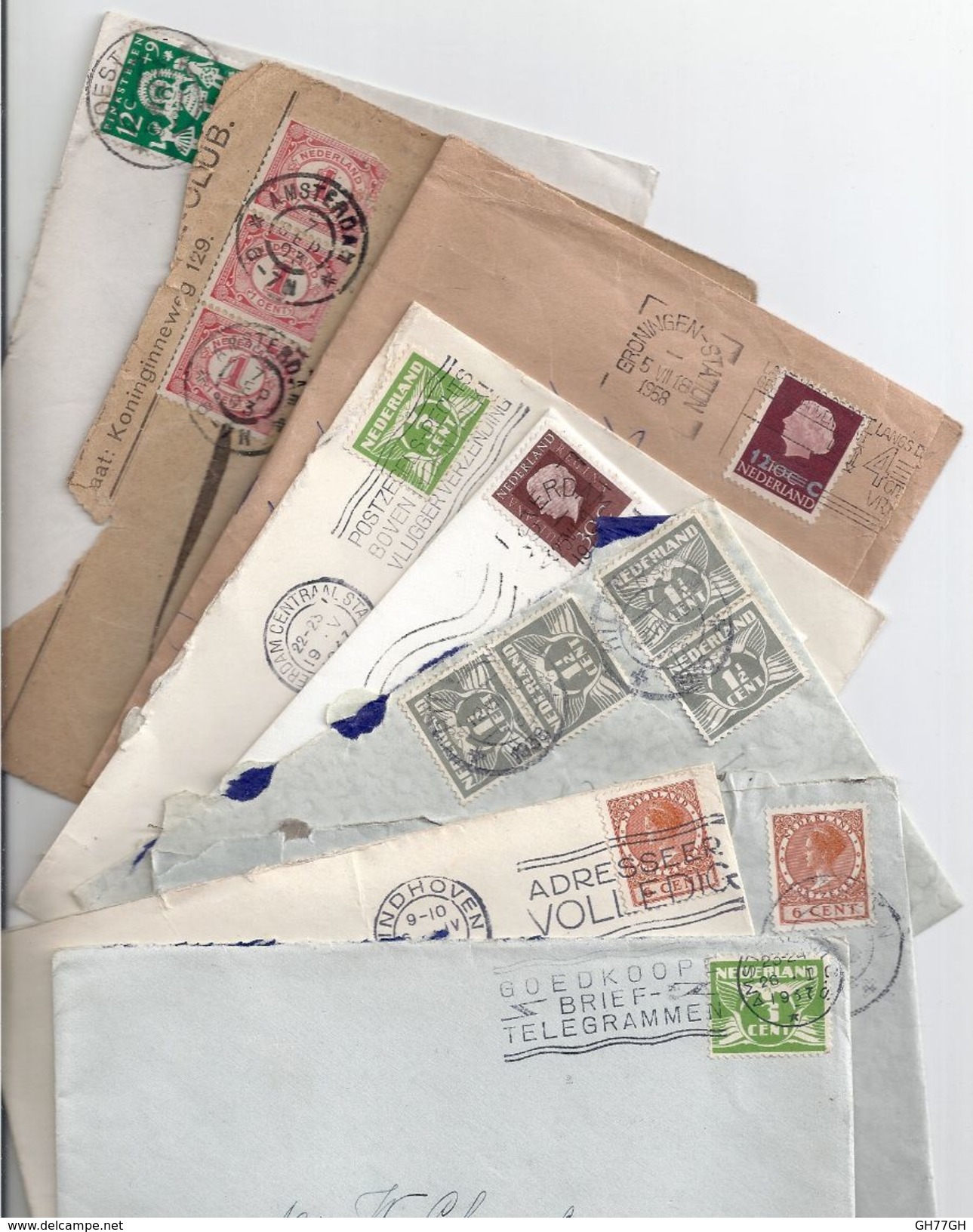 LOT 120 Timbres Pays-Bas/Hollande/Nederland Sur Enveloppes - Lots & Kiloware (mixtures) - Max. 999 Stamps