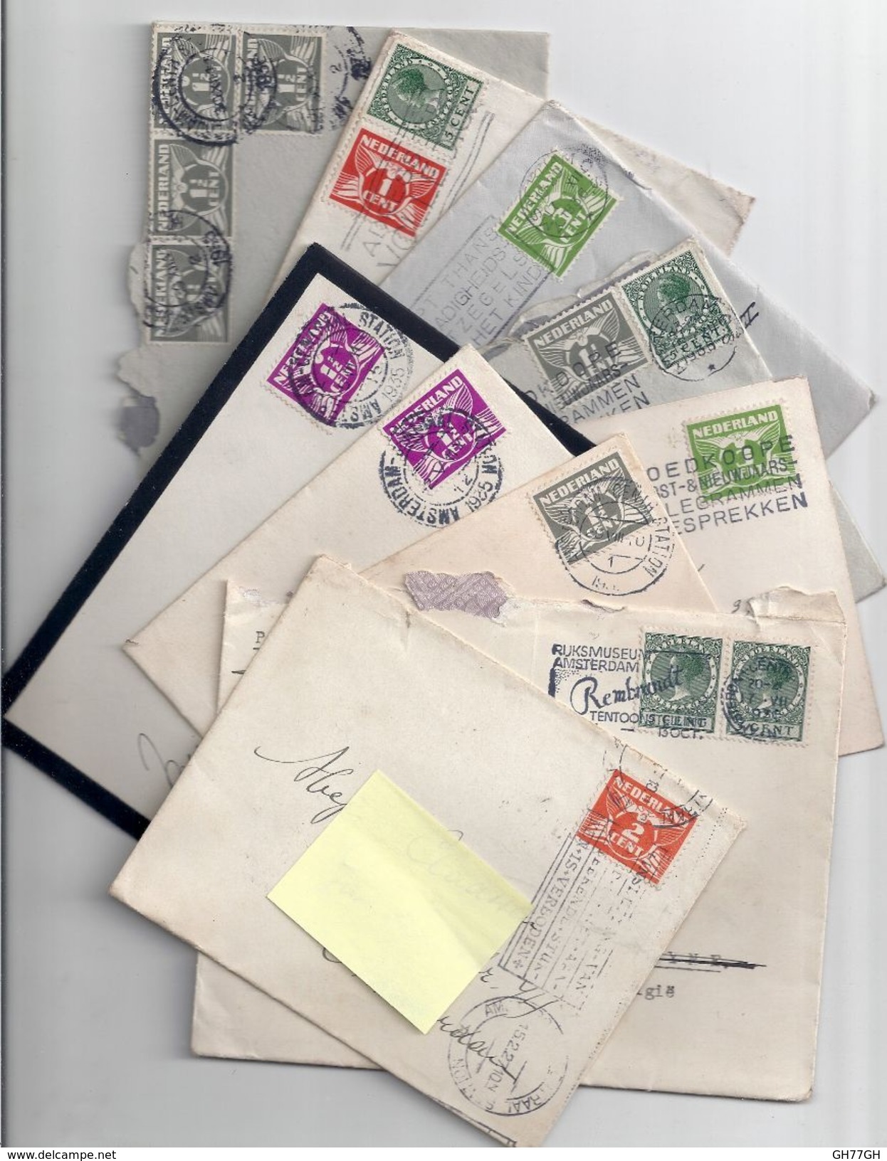 LOT 120 Timbres Pays-Bas/Hollande/Nederland Sur Enveloppes - Lots & Kiloware (mixtures) - Max. 999 Stamps