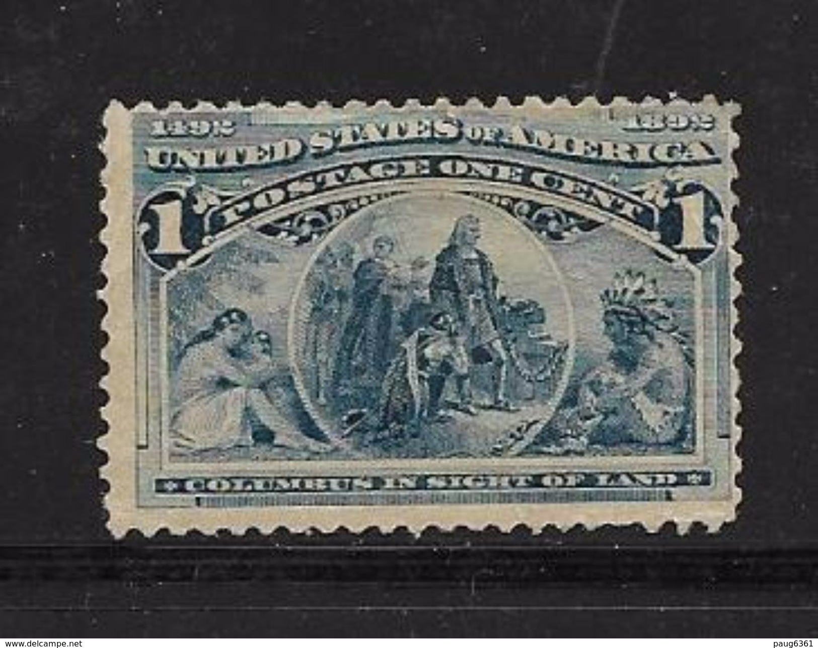 USA 1893 EXPO C.COLOMB   YVERT N°81 NEUF MH* - Unused Stamps