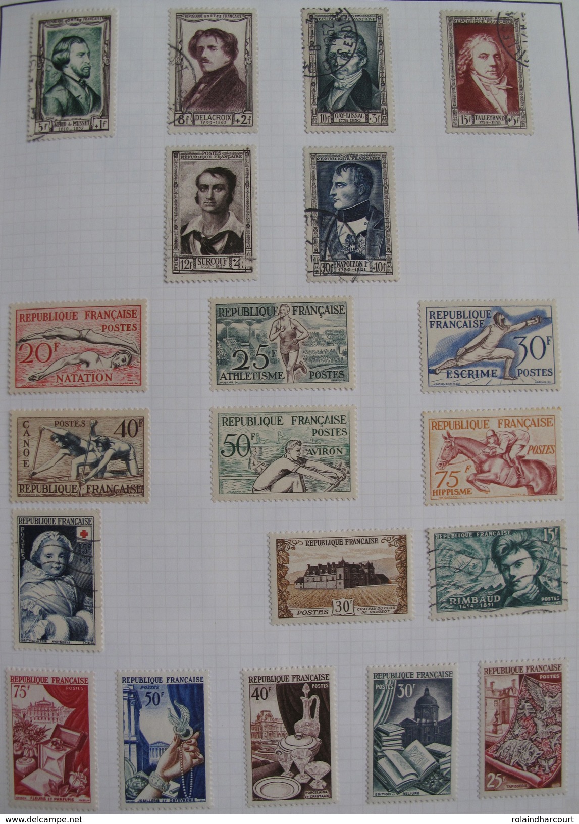 LOT VL4380/8 - 1951/1955 - 123 Timbres Neufs* Et Oblitérés (mini-charnières) - Cote Supérieure à 300,00 &euro; - Unused Stamps