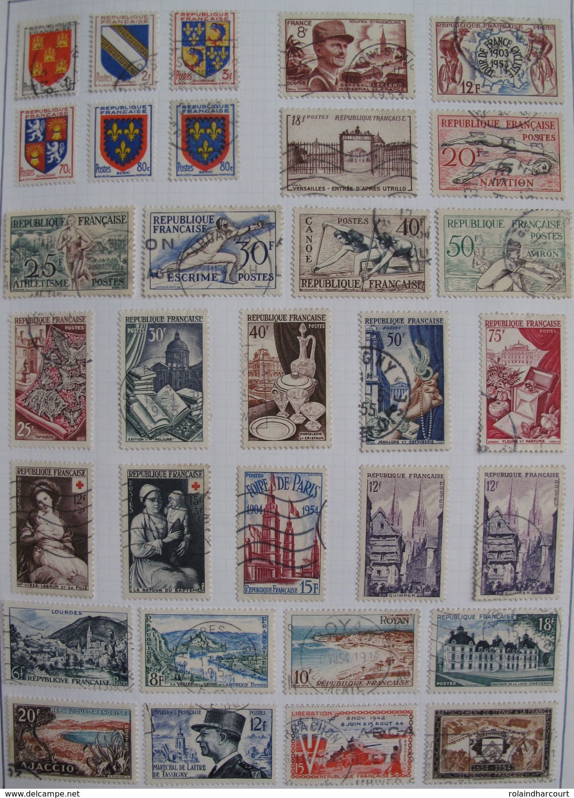 LOT VL4380/8 - 1951/1955 - 123 Timbres Neufs* Et Oblitérés (mini-charnières) - Cote Supérieure à 300,00 &euro; - Unused Stamps