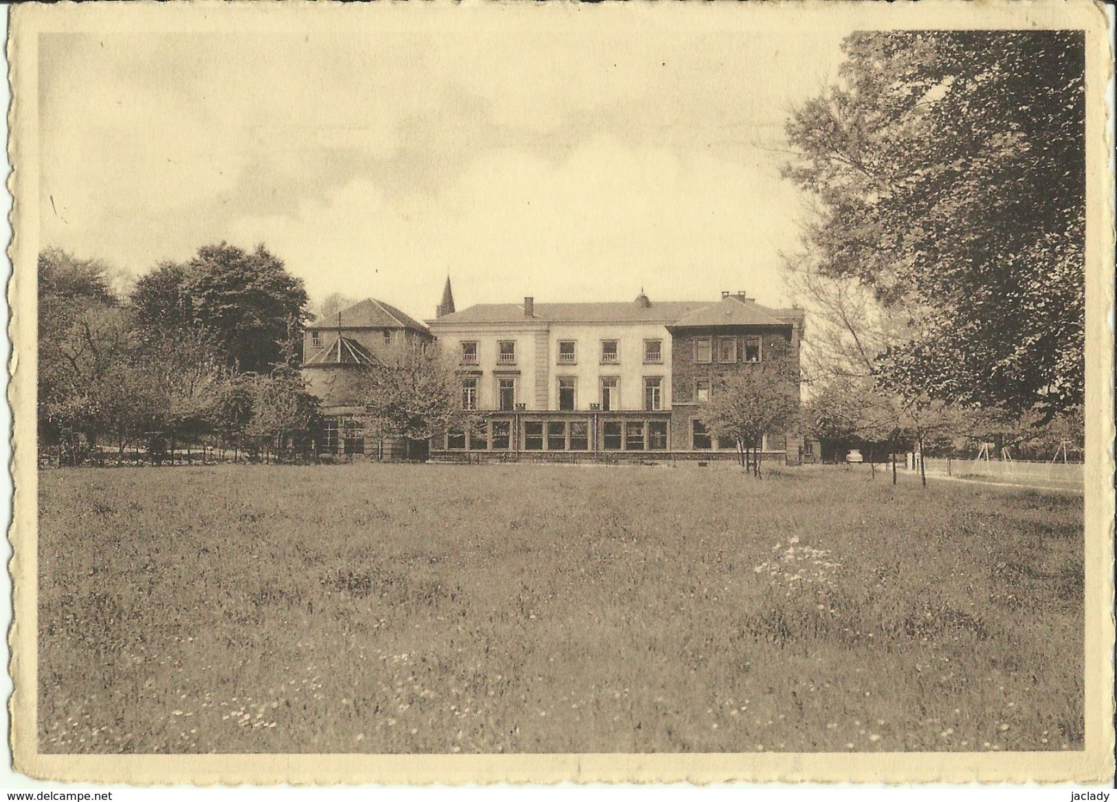 RAMIOULLE - VAL - St - LAMBERT - Pensionnat Saint-Joseph - Les Classes Et Une Partie Du Parc.  (2 Scans) - Flémalle