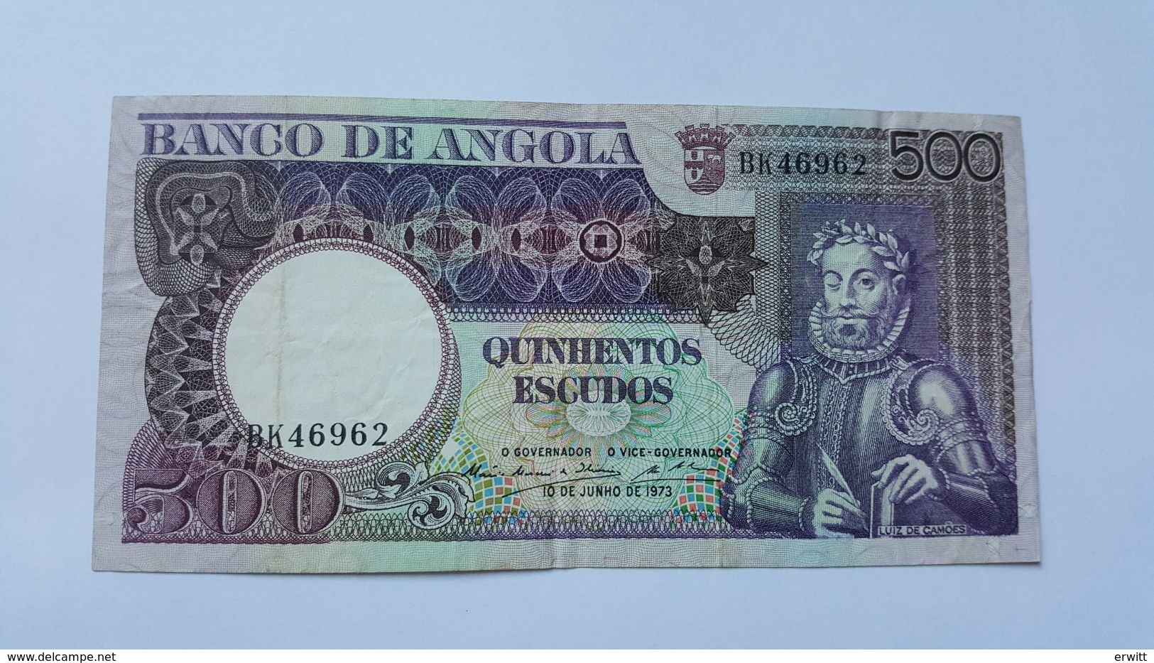 ANGOLA 500 ESCUDOS 1973 - Angola