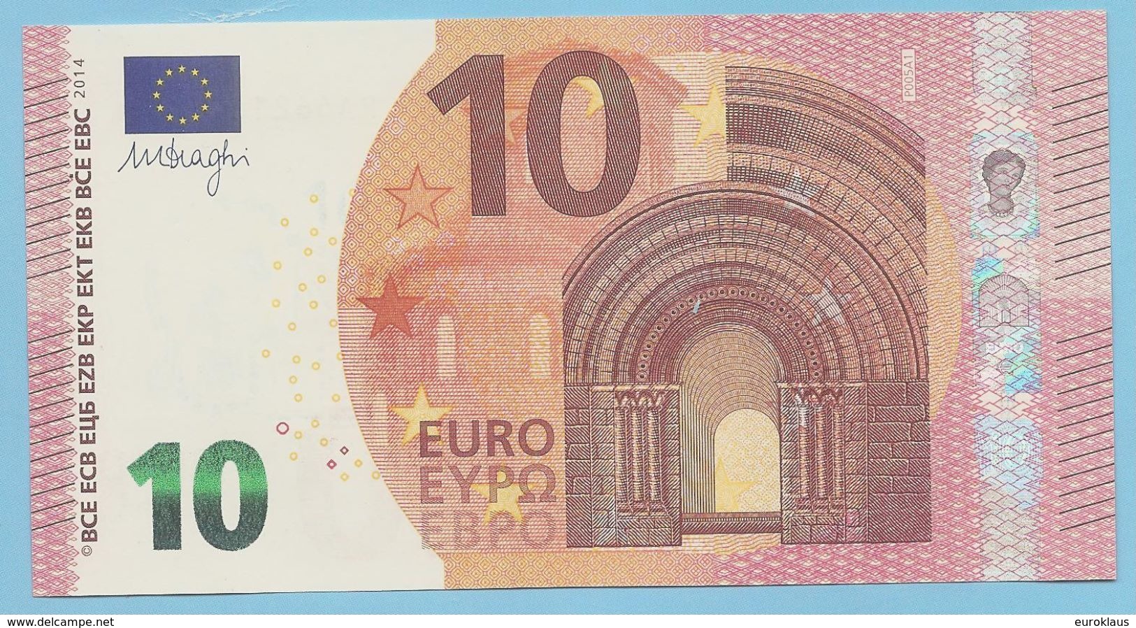 10 EURO NETHERLAND P005A1 UNC - 10 Euro