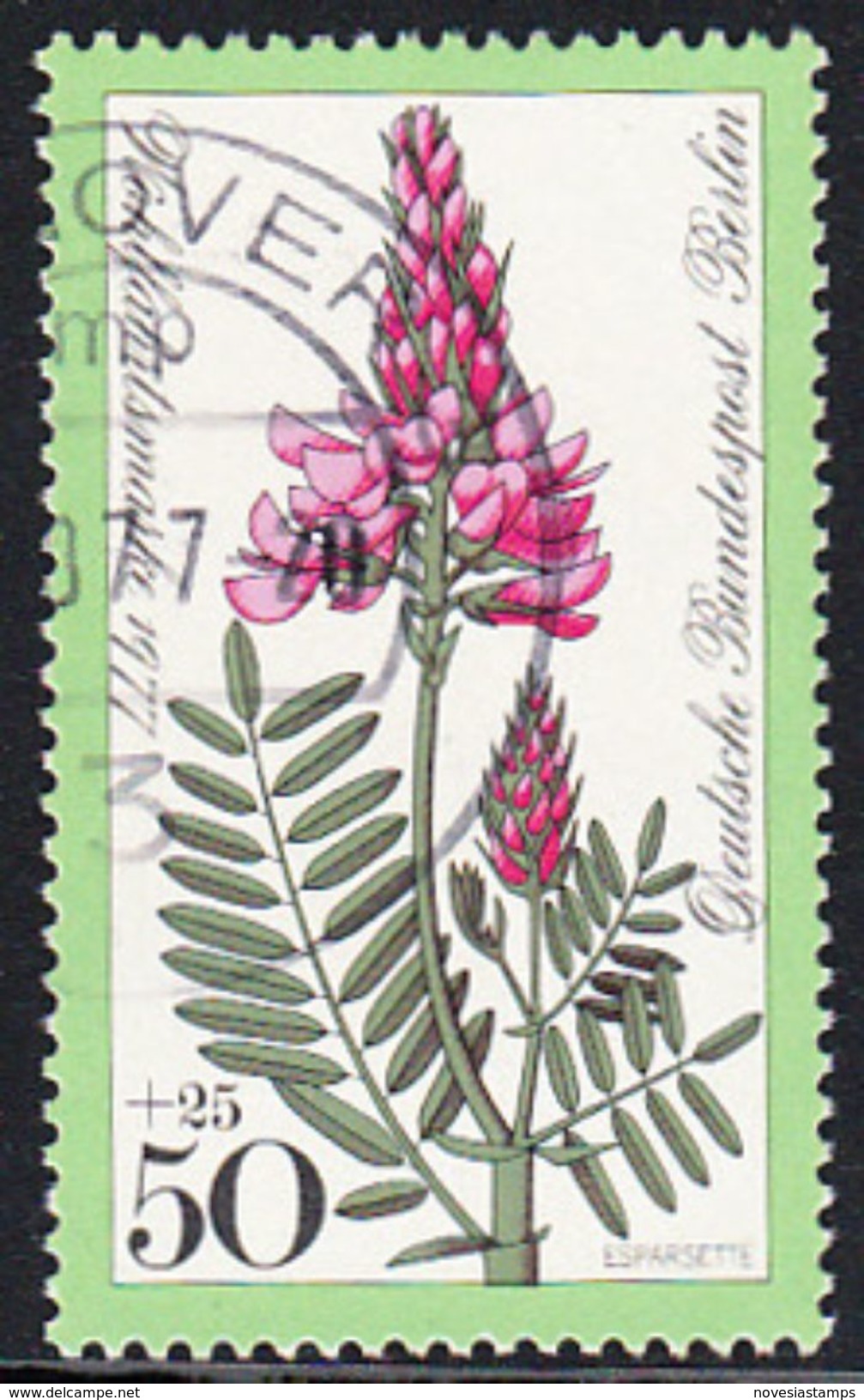 !b! BERLIN 1977 Mi. 558 USED SINGLE (a) - Grassland Flowers - Oblitérés