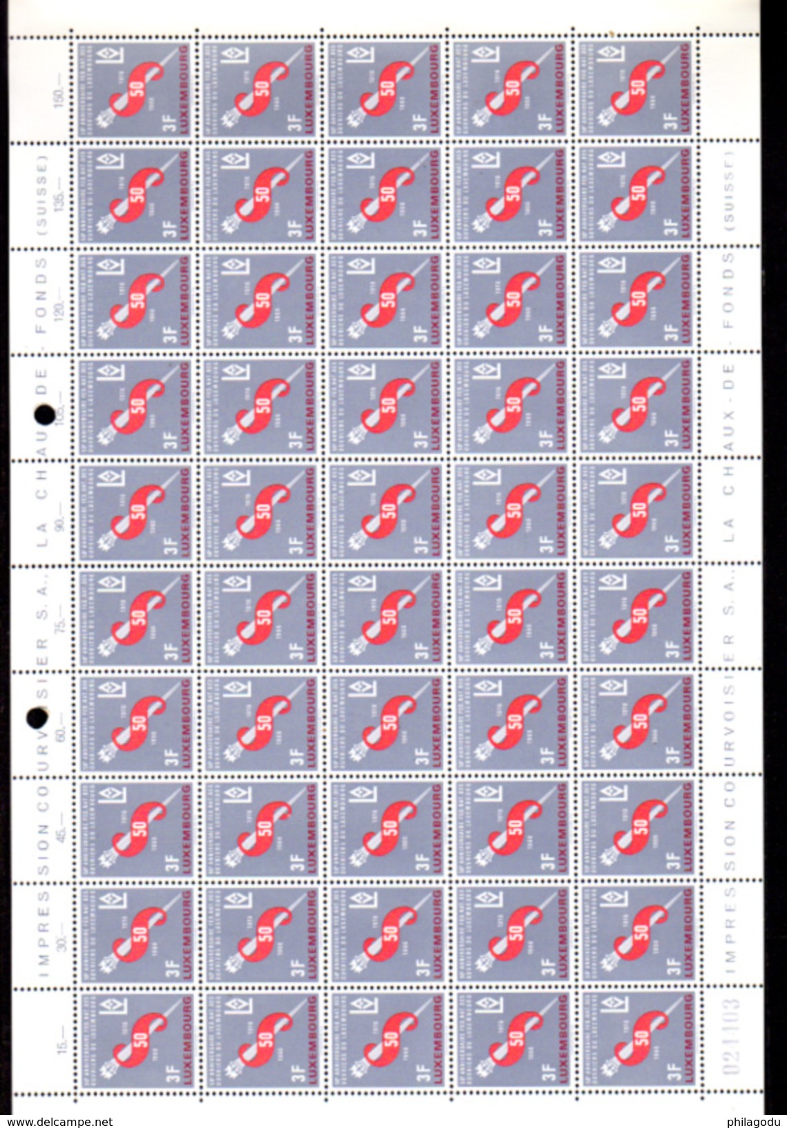 1966,   O.M.S, Fédération Des Ouvriers, 678 / 679** En Feuilles De 100, Cote 70 &euro;, - Feuilles Complètes