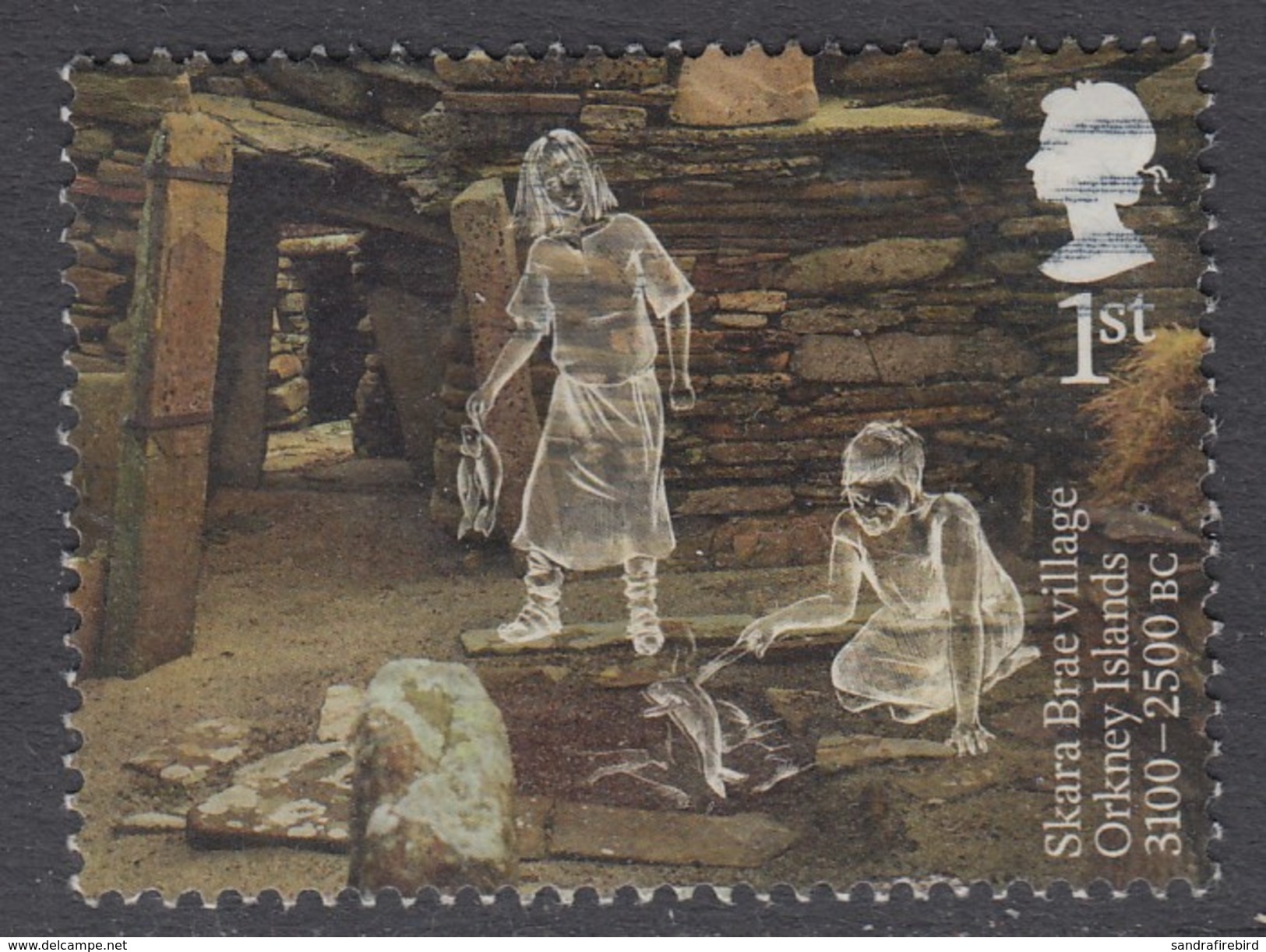 GREAT BRITAIN - 2017 Ancient Britain - Skara Brae Village, Orkney Islands, 3100-2500 BC 1st Fine Used - Used Stamps
