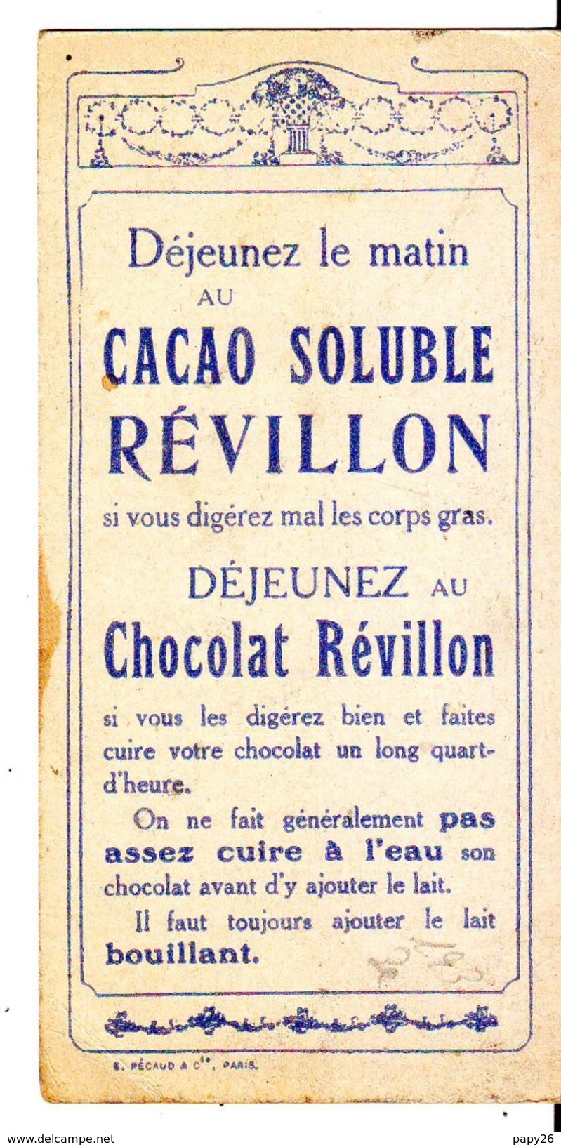 Chromo Chocolat Révillon  Les Sports - Revillon
