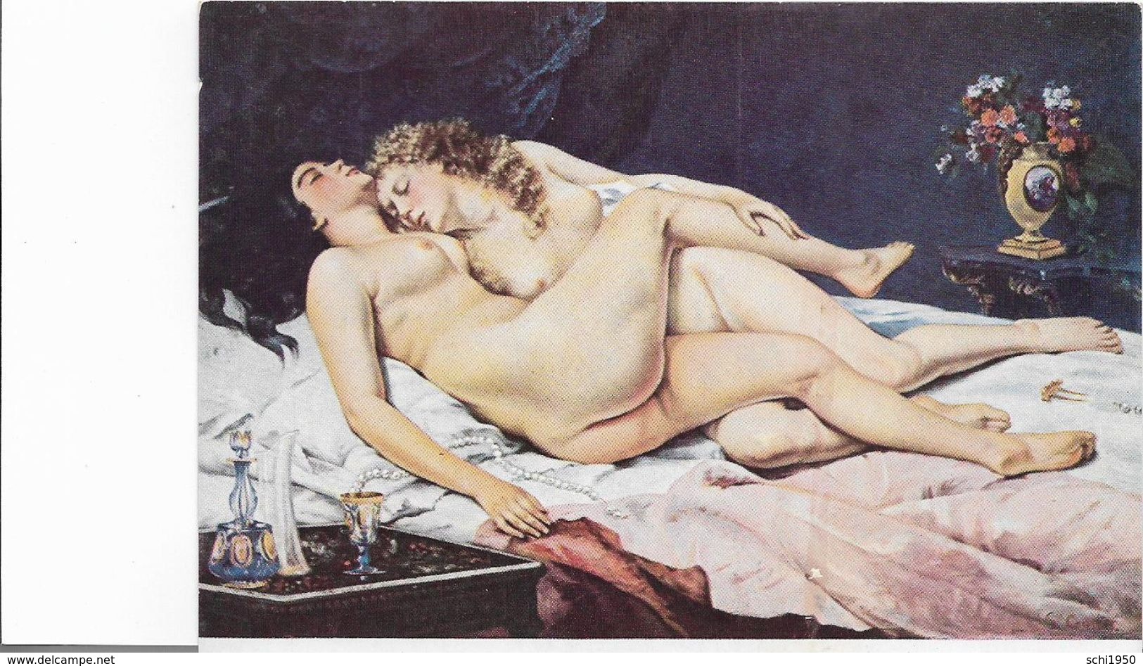 ~~ JP ~~    LES DORMEUSES  .   GUSTAVE COURBET  . - Malerei & Gemälde