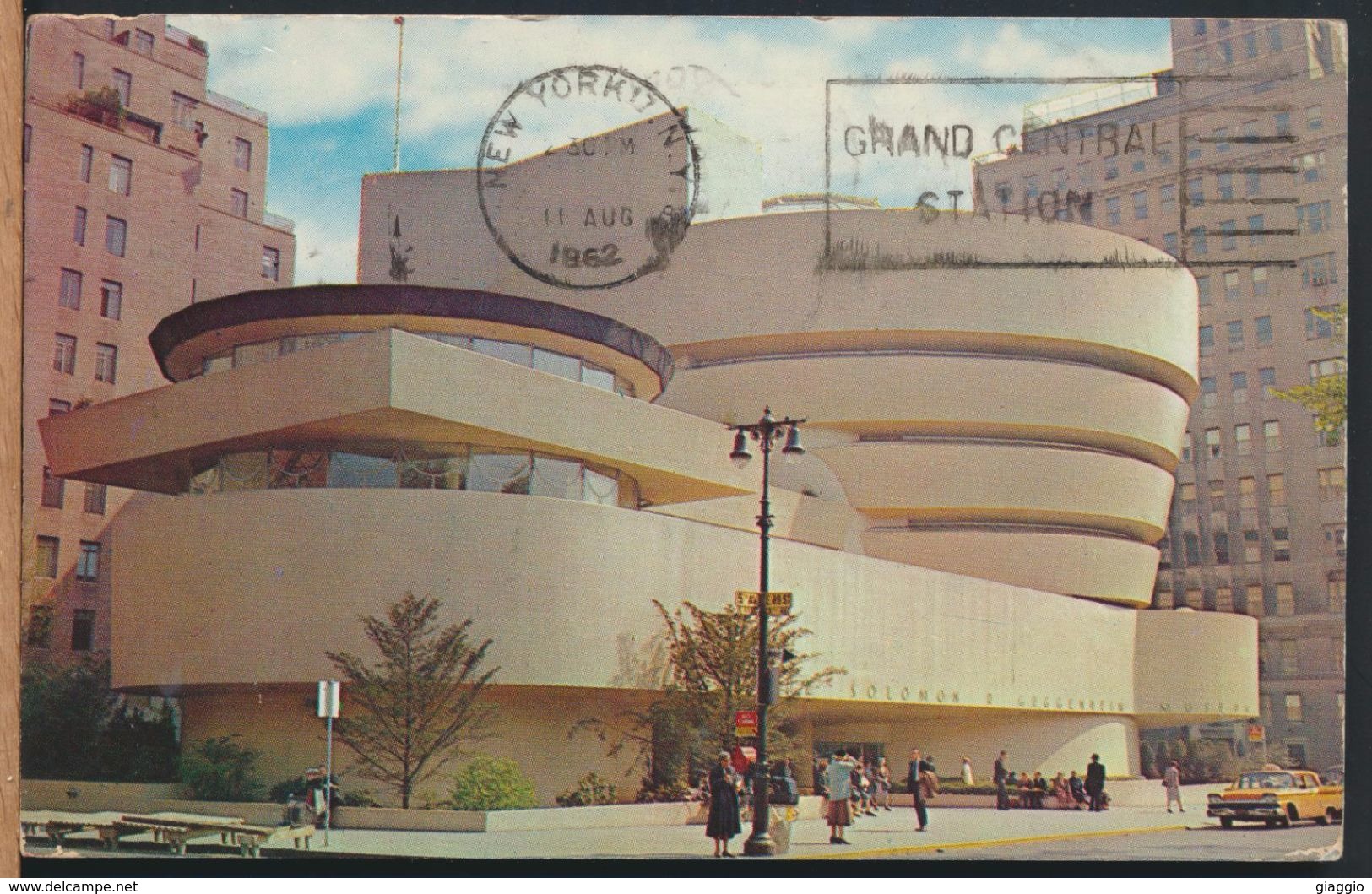 °°° 7769 - NY - NEW YORK - SOLOMON GUGGENHEIM MUSEUM - 1962 With Stamps °°° - Musea