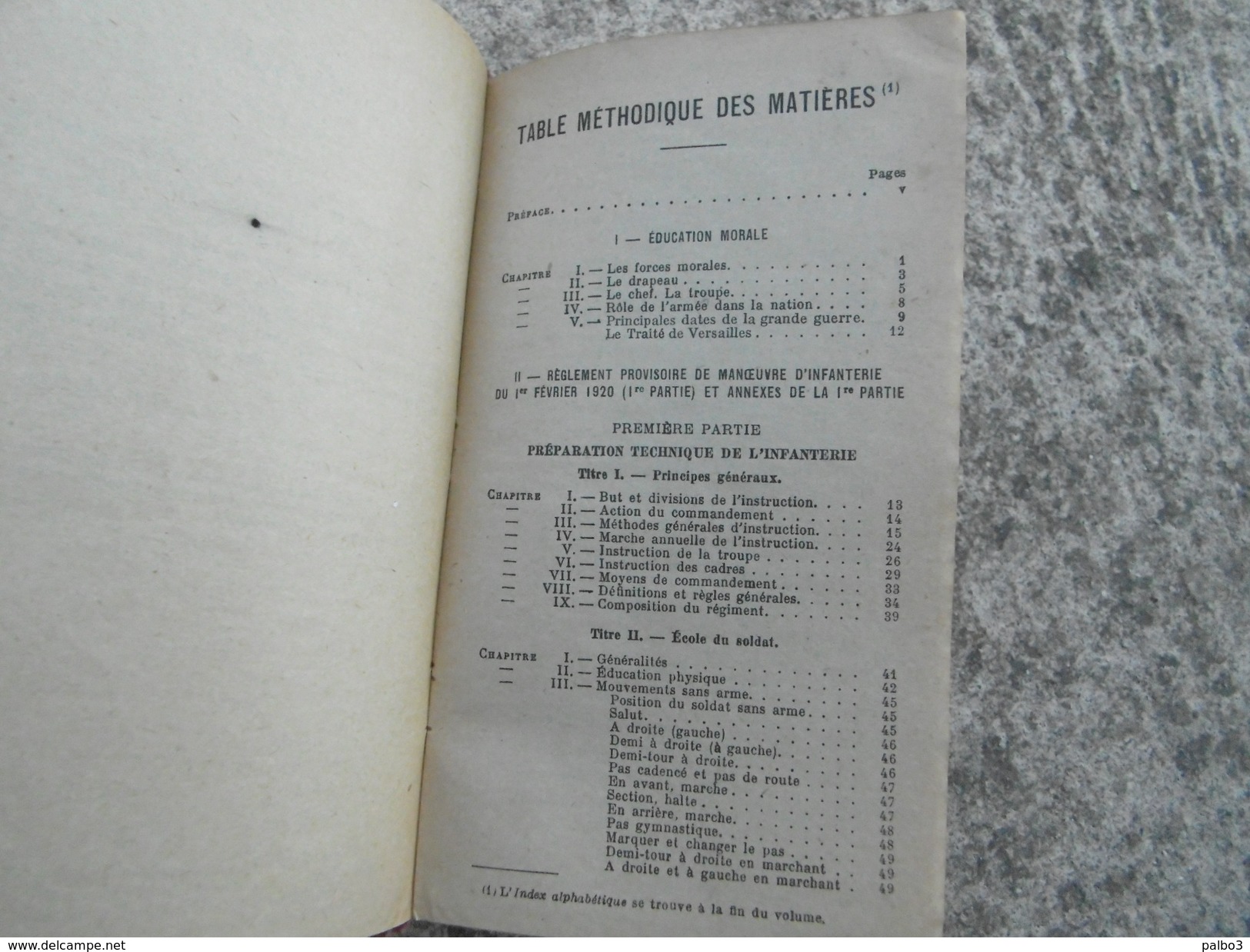 manuel du gradé d'infanterie 2 eme regiment Aerostier edition 1923