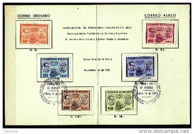 BOLIVIA, Booklets, Yv 375/7, Av 202/4, Used, F/VF, Cat. &euro; 7,00 - Bolivia