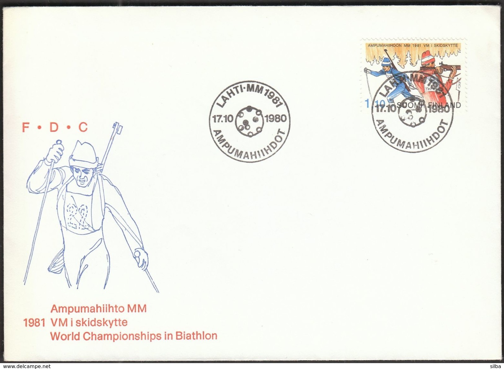 Finland Lahti 1980 / World Championships In Biathlon 1981 - Wintersport (Sonstige)