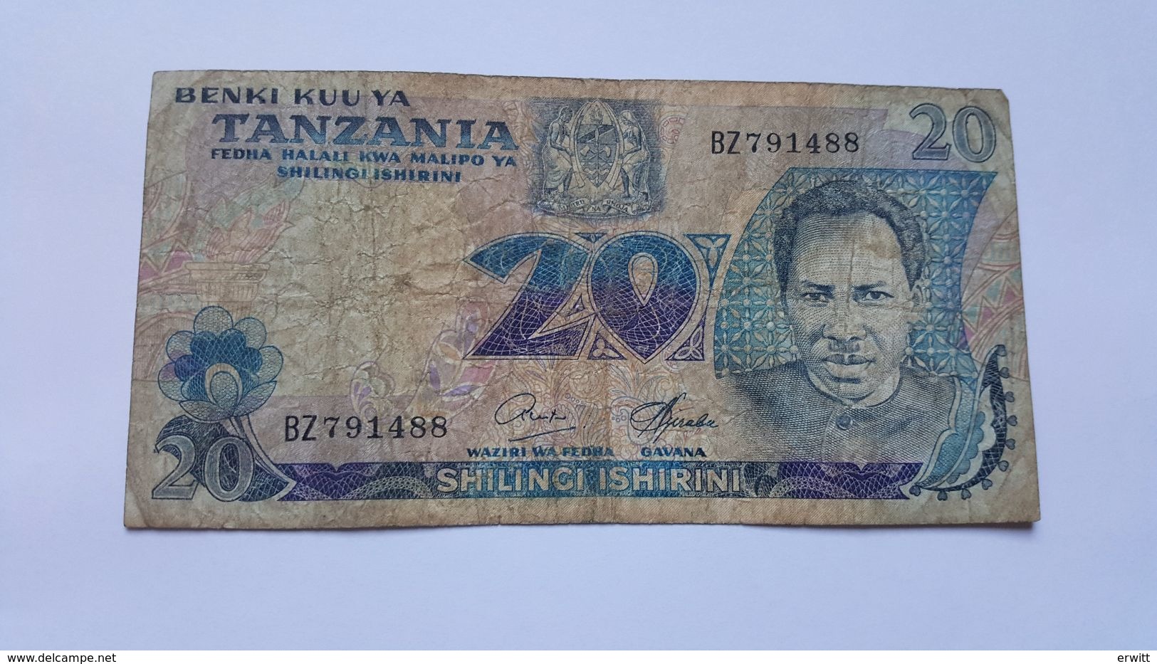 TANZANIA 20 SHILINGI 1978 - Tanzania
