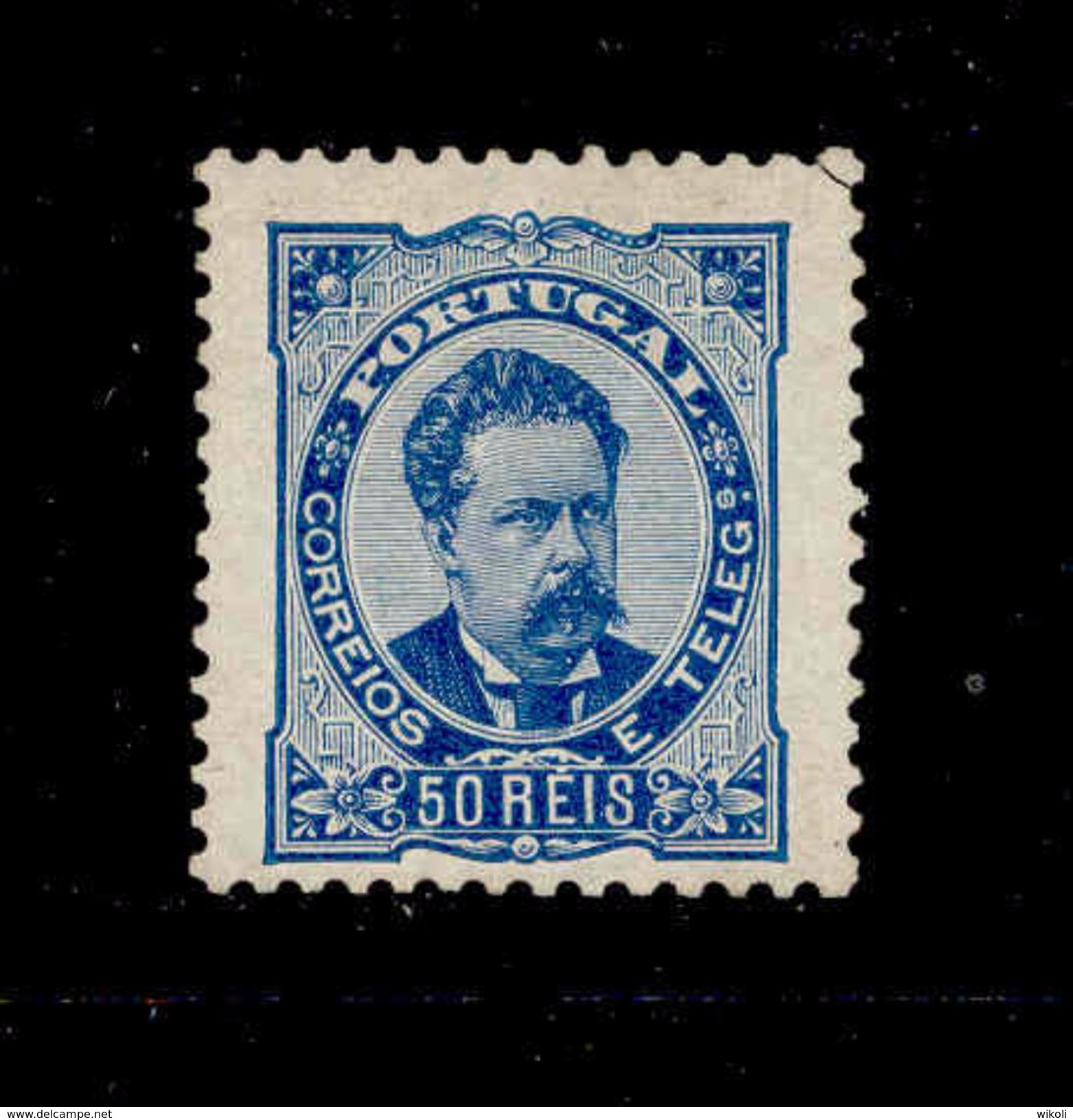 ! ! Portugal - 1882 King Luis 50 R - Af. 58 - MLH - Unused Stamps