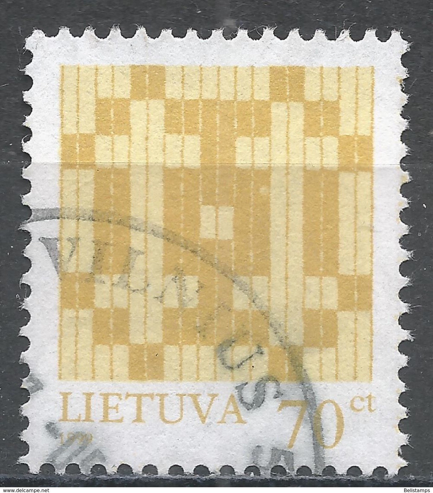 Lithuania 1998. Scott #602a (U) Double Barred Crosses - Lituanie