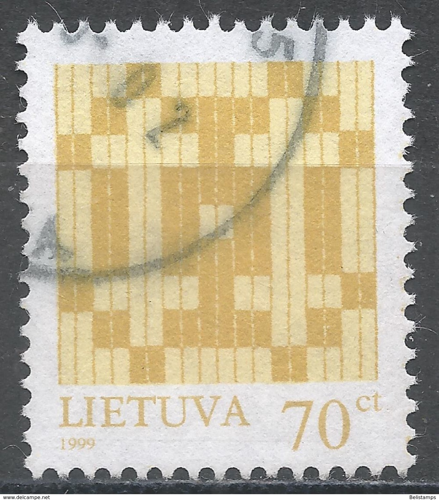 Lithuania 1998. Scott #602a (U) Double Barred Crosses - Lituanie