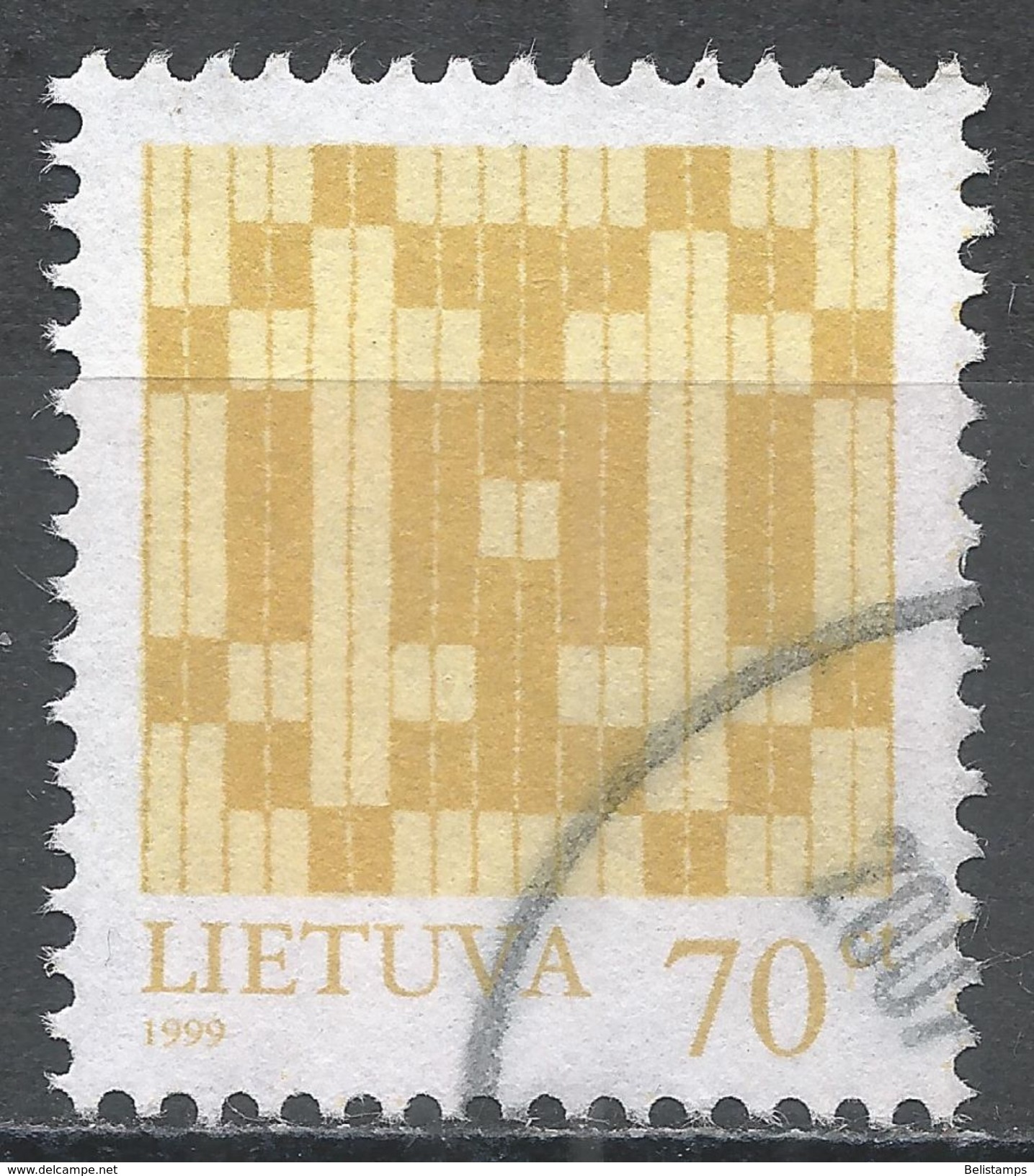 Lithuania 1998. Scott #602a (U) Double Barred Crosses - Lituanie