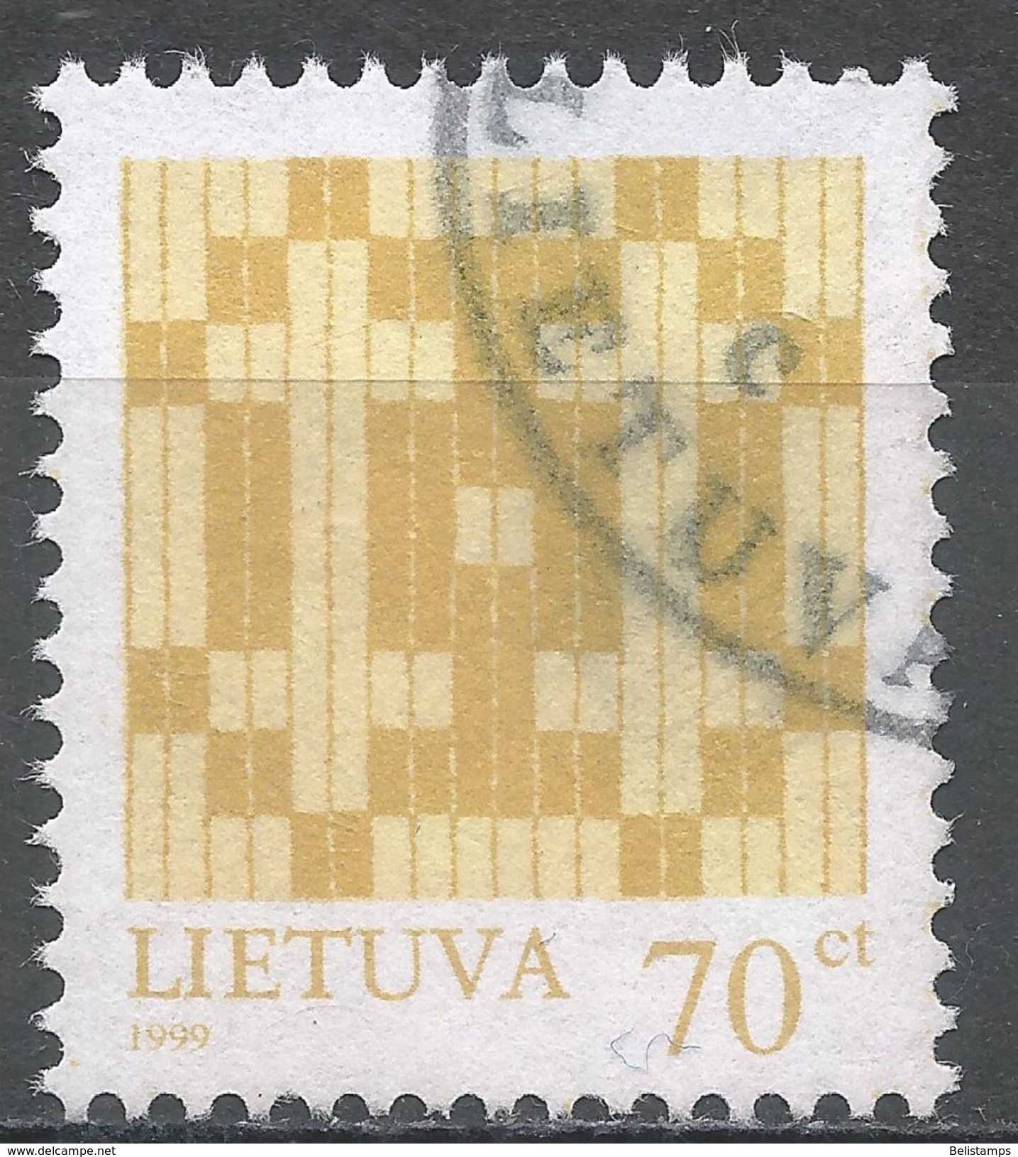 Lithuania 1998. Scott #602a (U) Double Barred Crosses - Lituanie