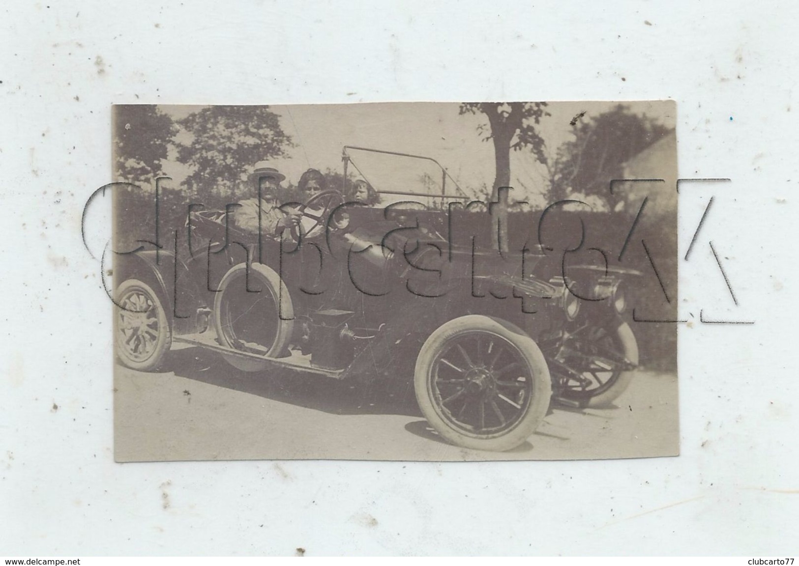 Montpellier (34) : GP De Voiture Sur Une Route En 1900 PHOTO RARE. - Automobili