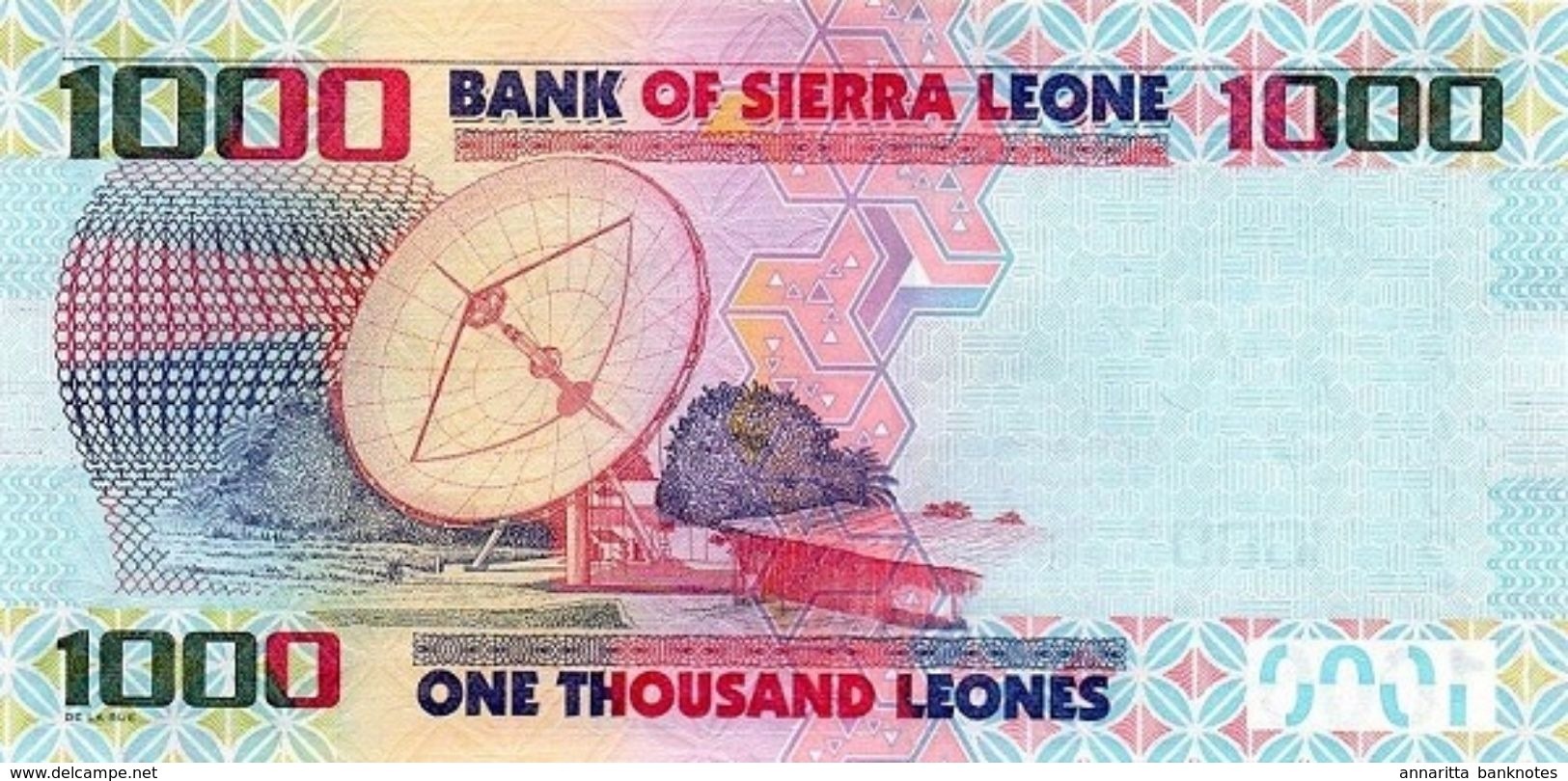 SIERRA LEONE 1000 LEONES 2013 P-30b UNC [SL125b] - Sierra Leone
