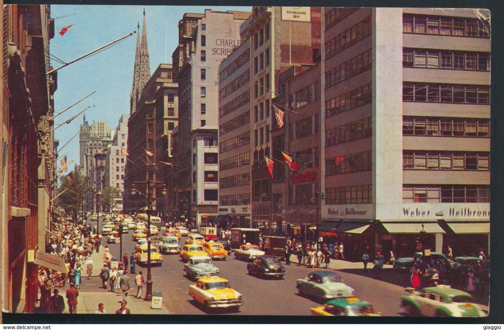 °°° 7792 - NY - NEW YORK - FIFTH AVENUE FROM 46th STREET - 1959 With Stamps °°° - Multi-vues, Vues Panoramiques