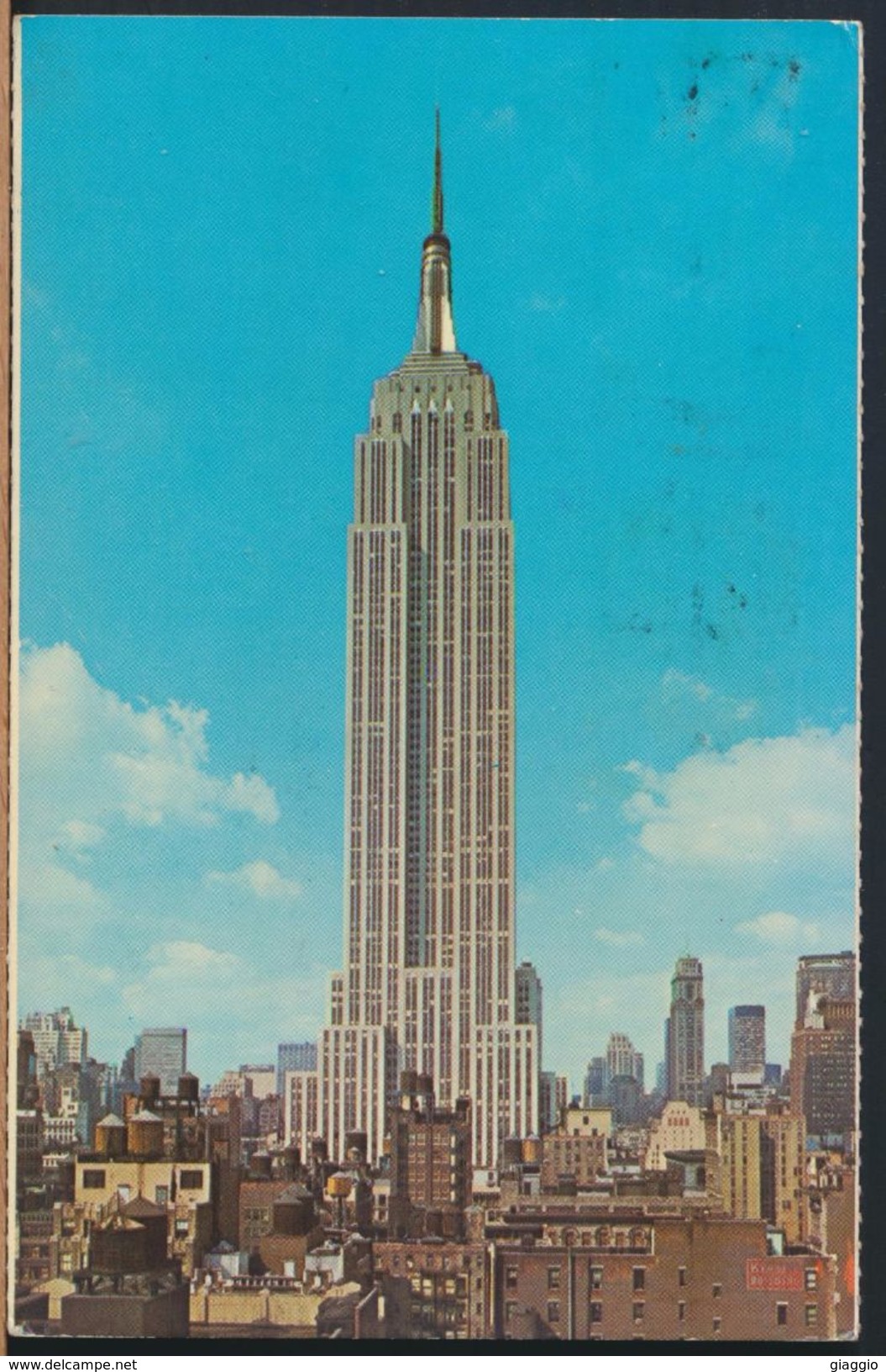 °°° 7822 - NY - NEW YORK - EMPIRE STATE BUILDING - 1972 With Stamps °°° - Empire State Building