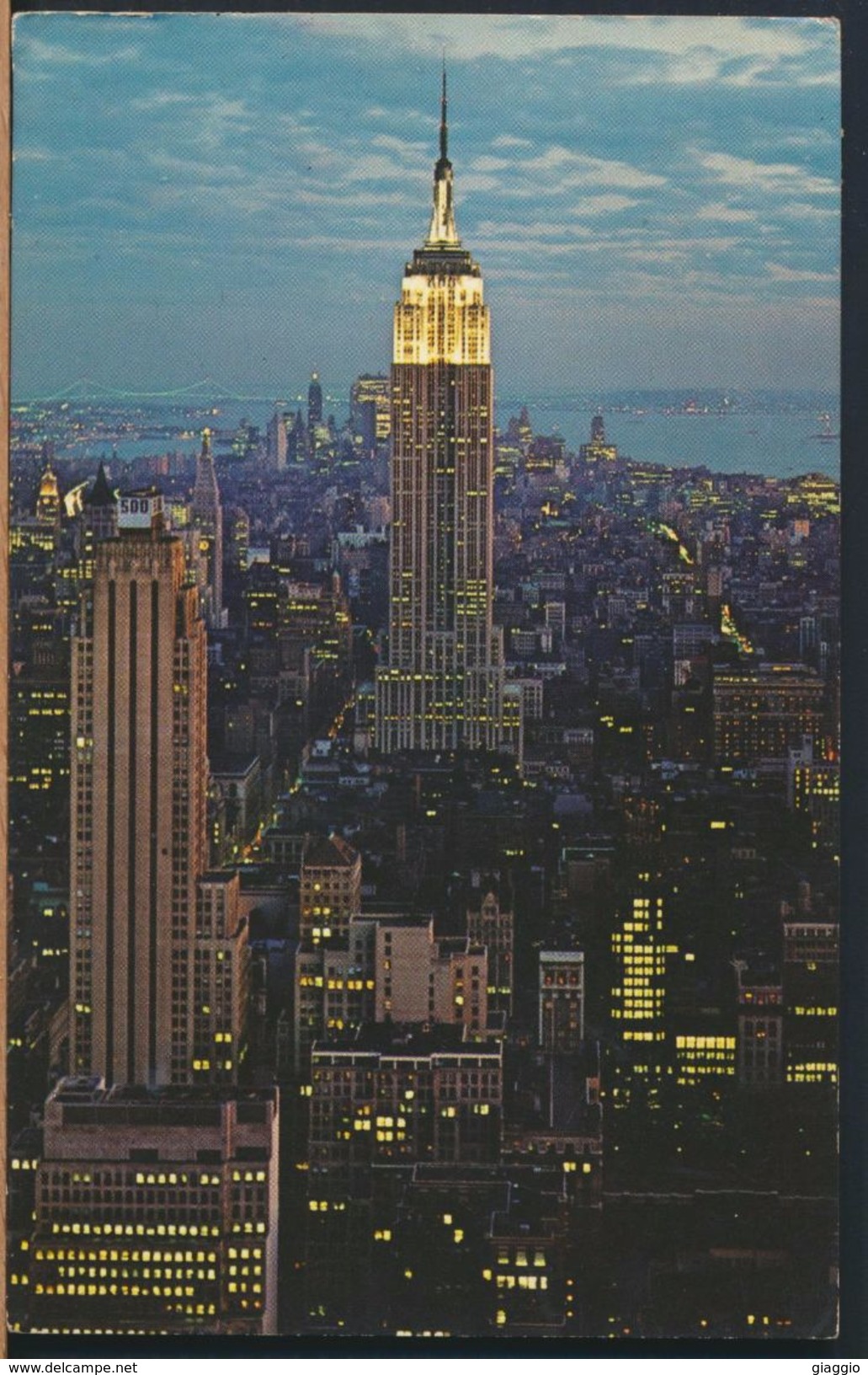 °°° 7823 - NY - NEW YORK - EMPIRE STATE BUILDING - 1971 With Stamps °°° - Empire State Building