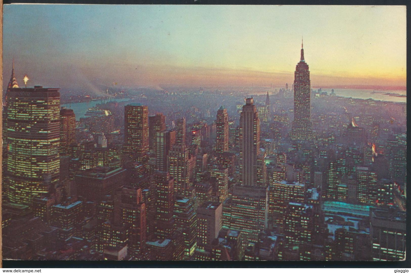 °°° 7830 - NY - NEW YORK - EMPIRE STATE BUILDING - 1971 With Stamps °°° - Empire State Building