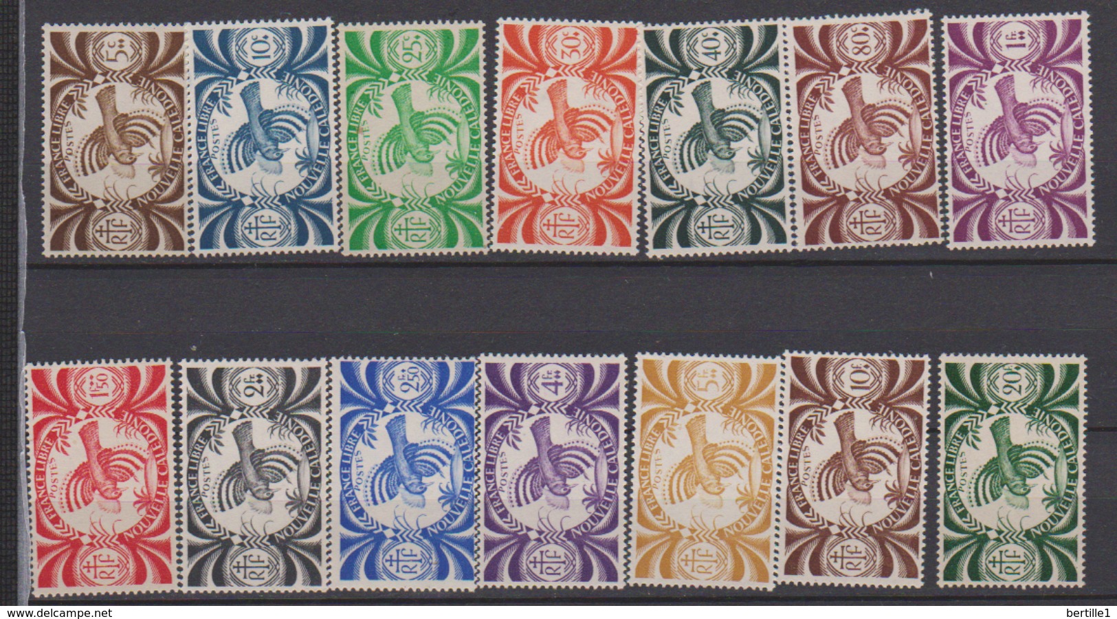 NOUVELLE CALEDONIE      N° YVERT  :   230/243   NEUF SANS CHARNIERE        ( N   917  ) - Unused Stamps