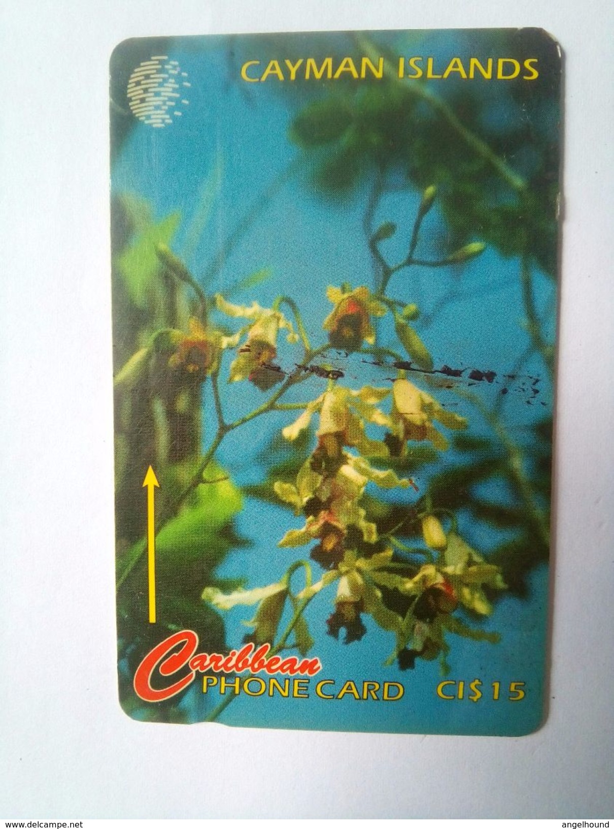 Cayman Islands 64CCIC Wold Orchid $15 - Cayman Islands