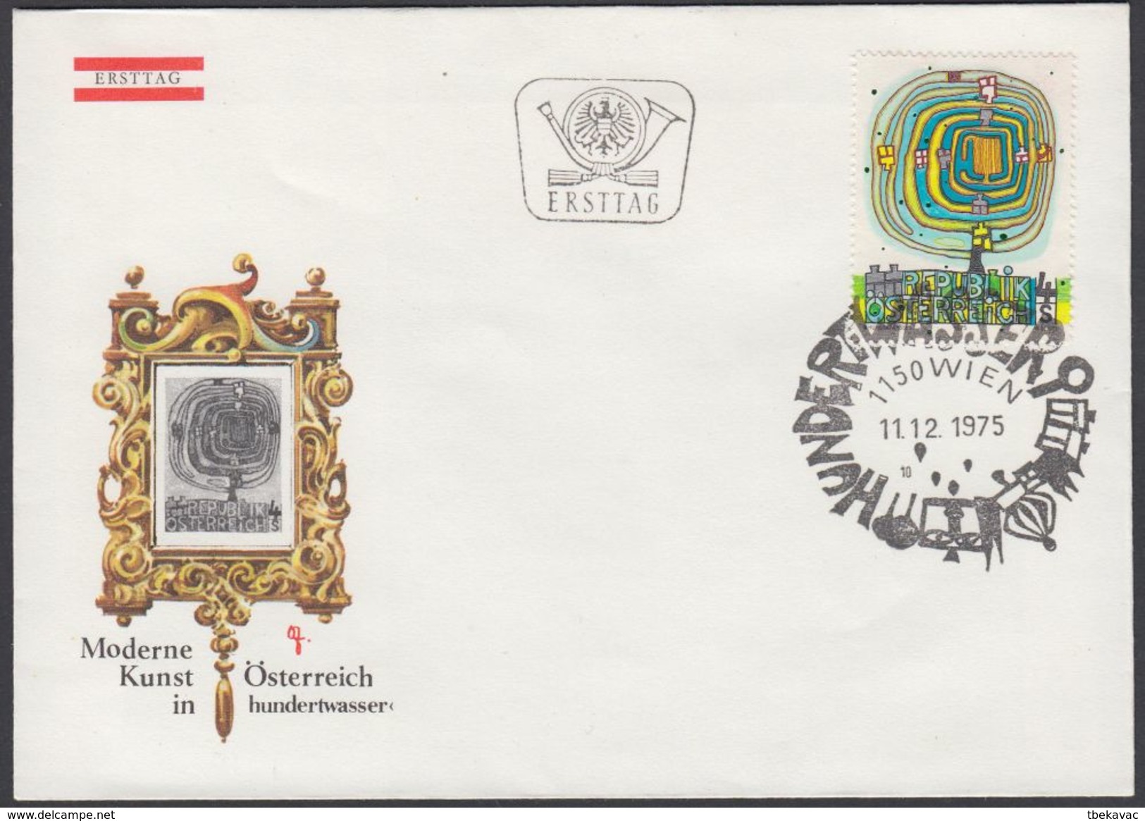 Austria 1975, FDC Cover "Modern Art" W./postmark "Wien, Ref.bbzg - FDC