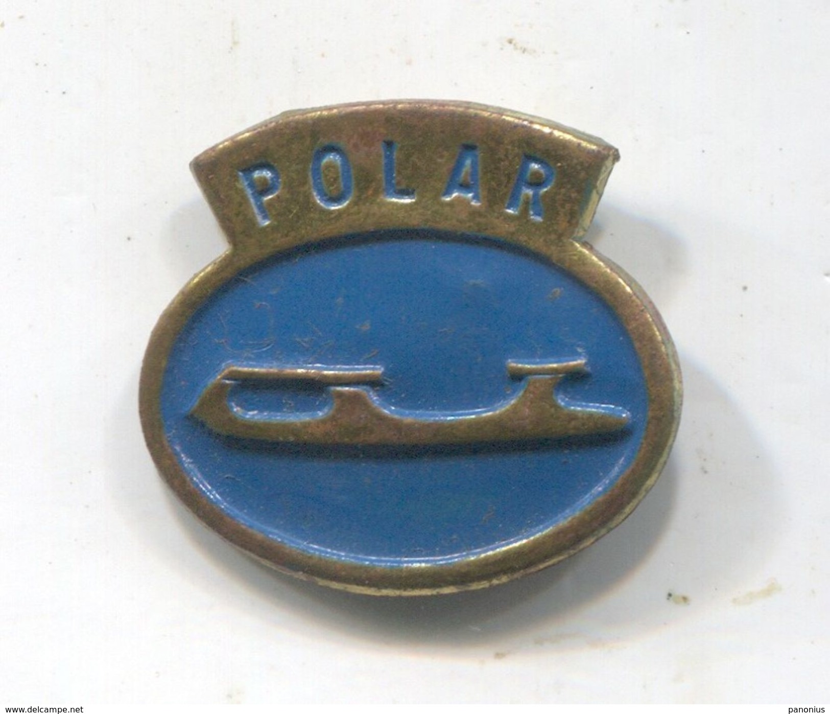 ROLLERSKATES / ROLLSCHUHE - POLAR, Roulettes, Skates / Skating, Germany Factory, Vintage Pin, Badge, Abzeichen - Skating (Figure)