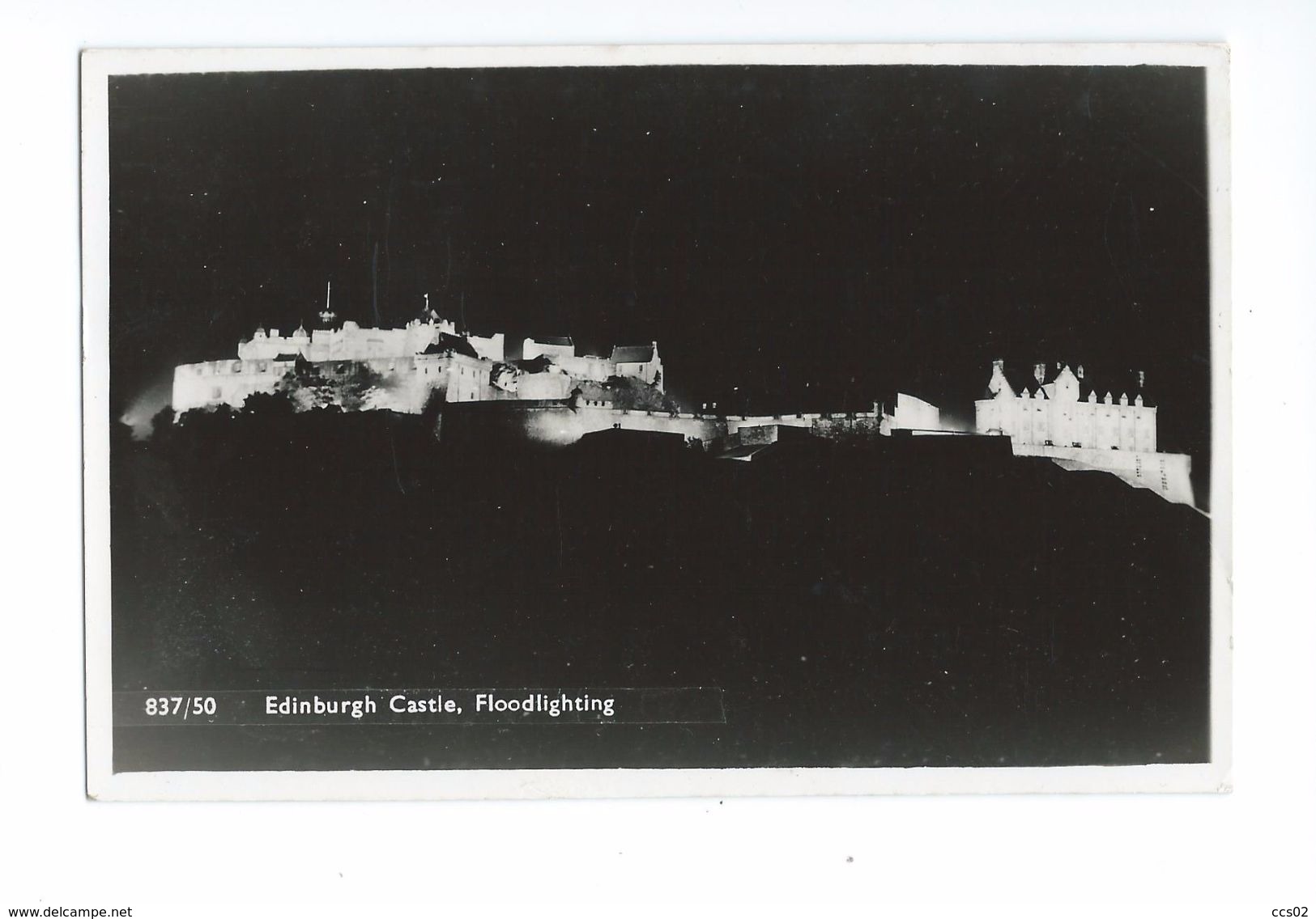 Edinburgh Castle Floodlighting 1952 - Midlothian/ Edinburgh