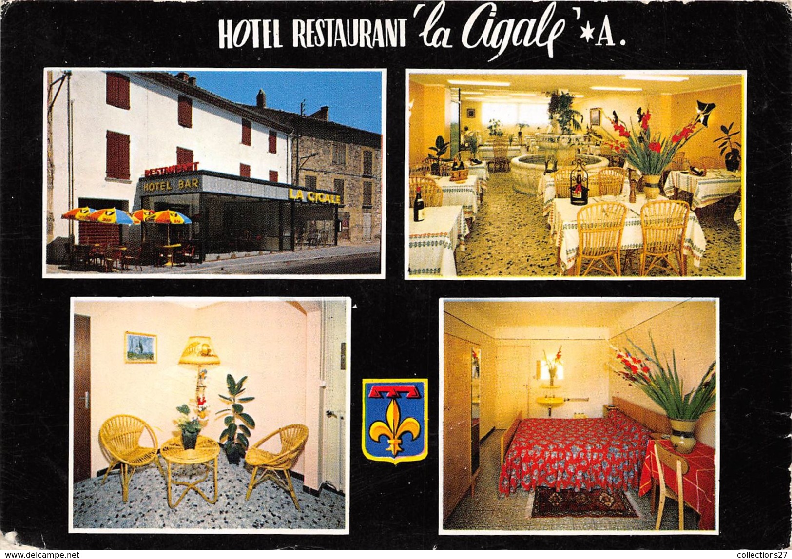 13-MEYRARGUES- HÔTEL RESTAURANT- LA CIGALE  - MULTIVUES - Meyrargues