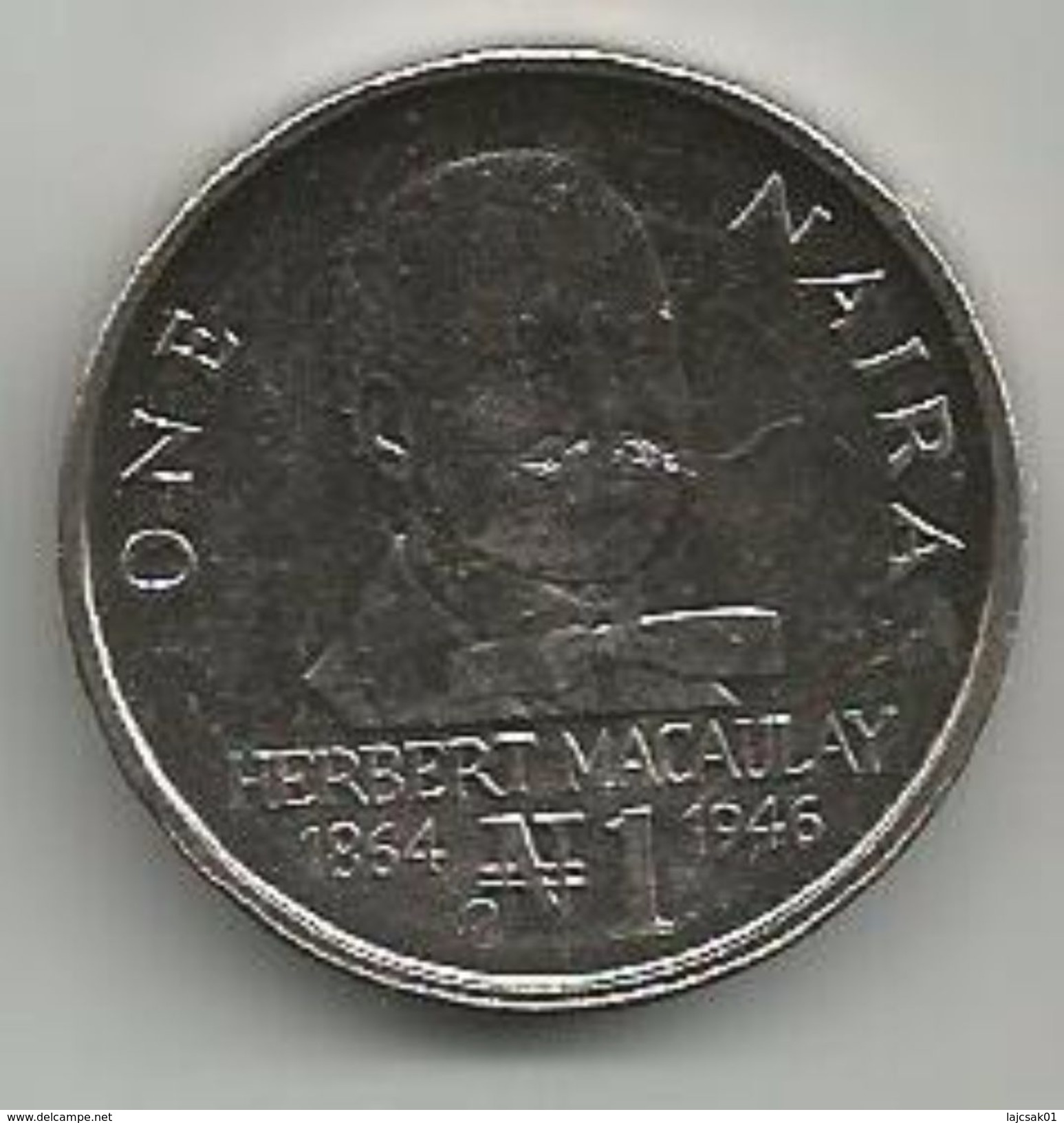 Nigeria 1 Naira 1991. KM#14 - Nigeria