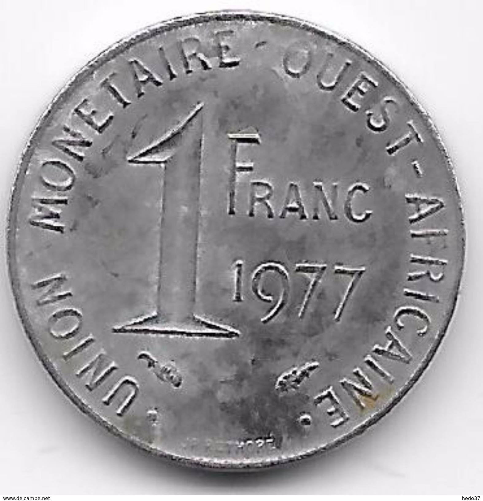 B.C.A. 1 Franc 1977 - Autres – Afrique