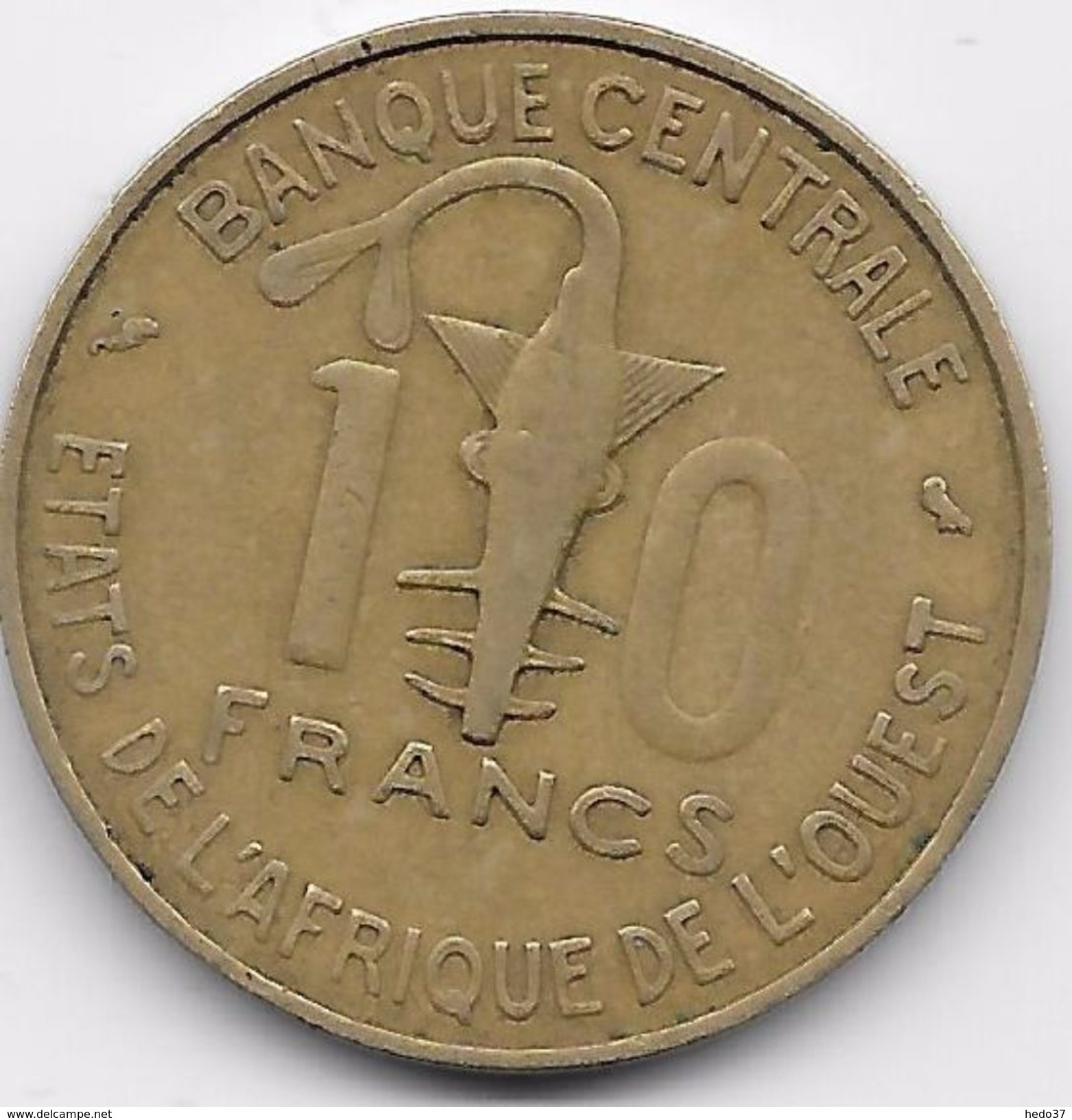 B.C.A. 10 Franc 1969 - Autres – Afrique