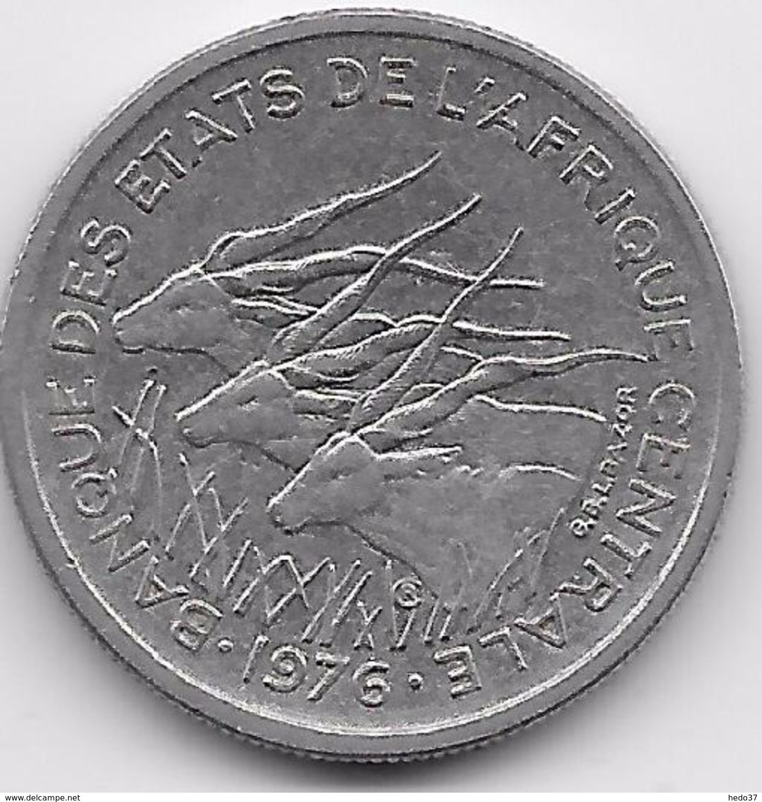 B.C.A. 50 Francs 1976 - Autres – Afrique
