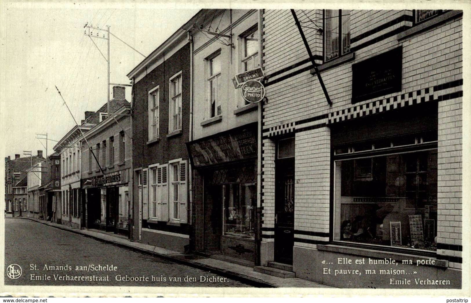 St. Sint Amands Aan De Schelde - Emile Verhaerenstraat - Geboortehuis Van Den Dichter - Sint-Amands