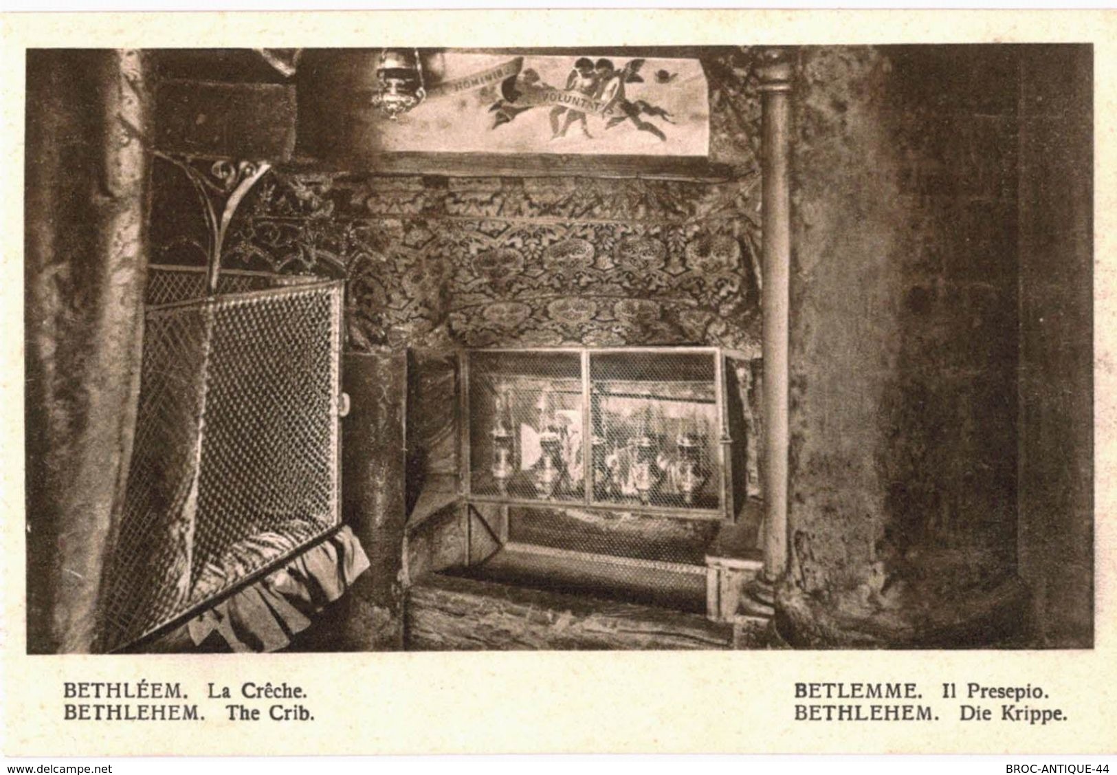 CPA N°9320 - LOT DE 5 CARTES BETHLEHEM - LA CRECHE + LA GROTTE DE LA NATIVITE - Palästina