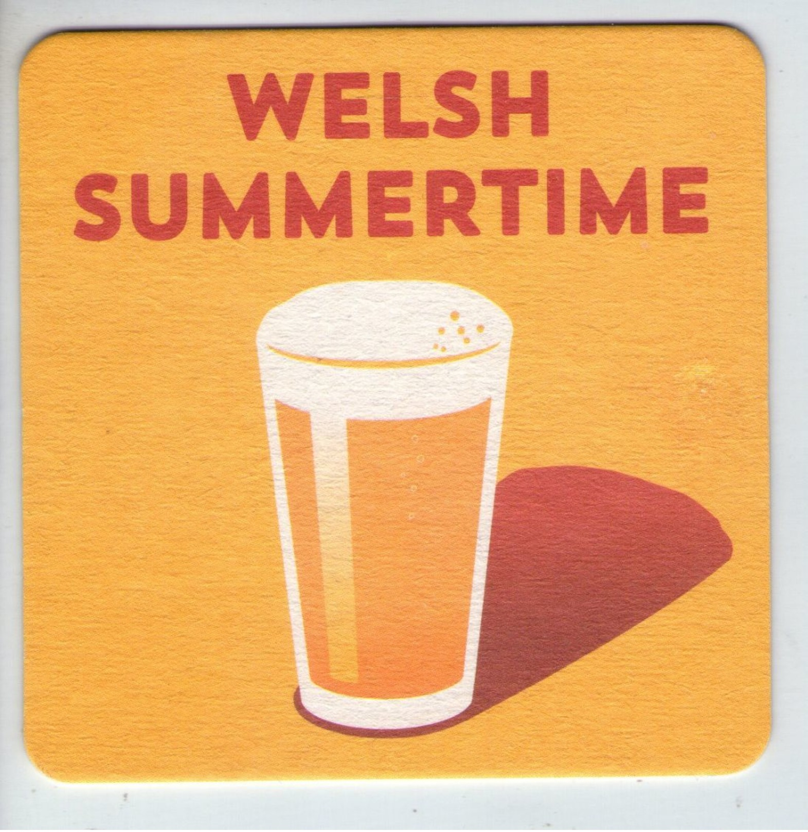 UNUSED BEERMAT - EVAN EVANS BREWERY (LLANDEILO, WALES) - WELSH SUMMERTIME (Cat 013) - (2015) - Beer Mats