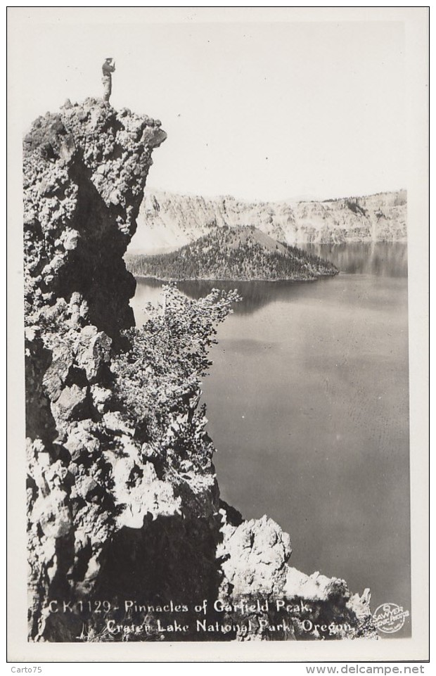 Etats-Unis - Pinnacles Of Garfiel Peak -  Crater Lake In National Park - Sports Escalade - Autres & Non Classés