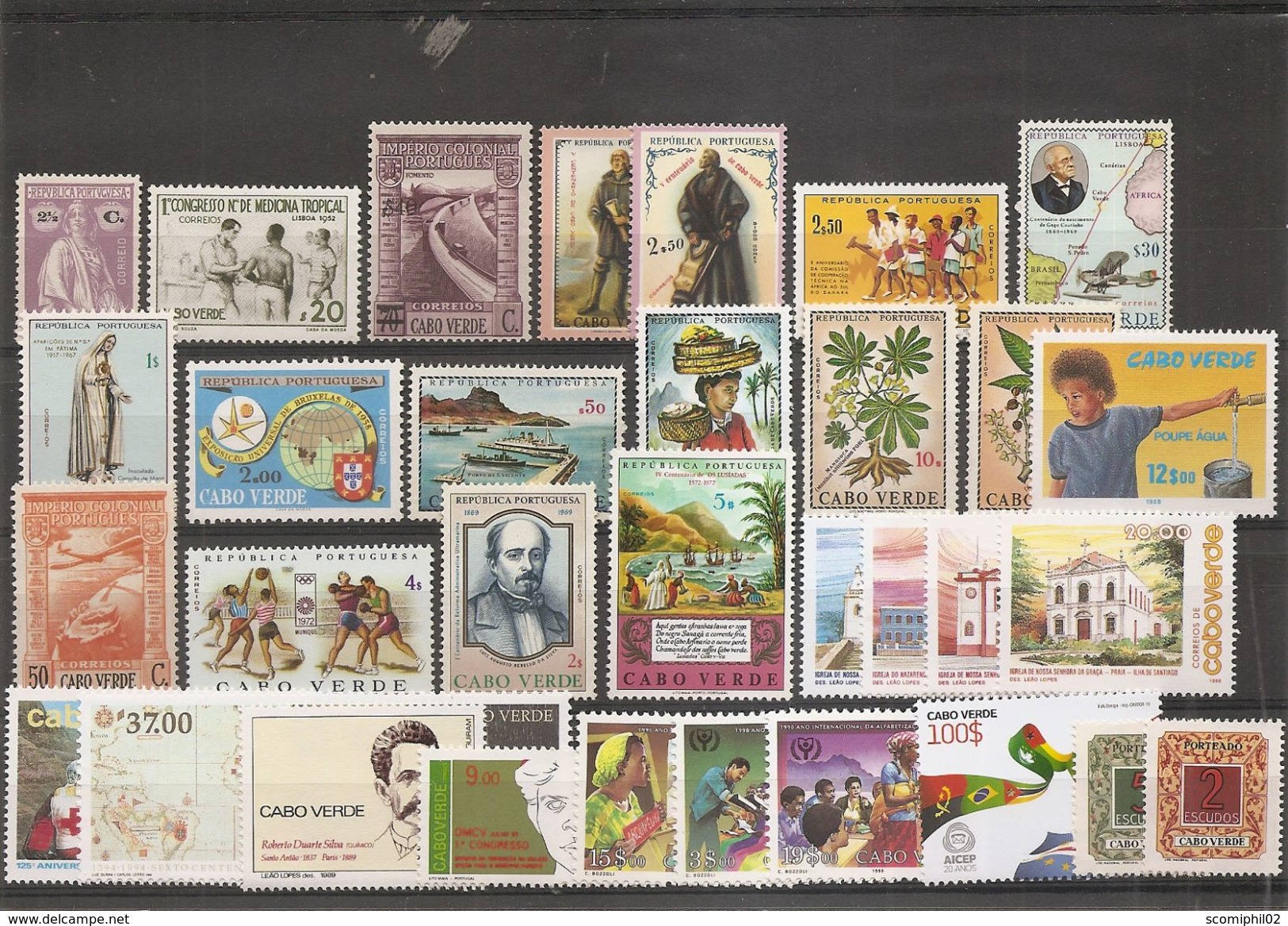 Cap Vert ( Lot De Timbres Divers Différents XXX -MNH) - Cape Verde