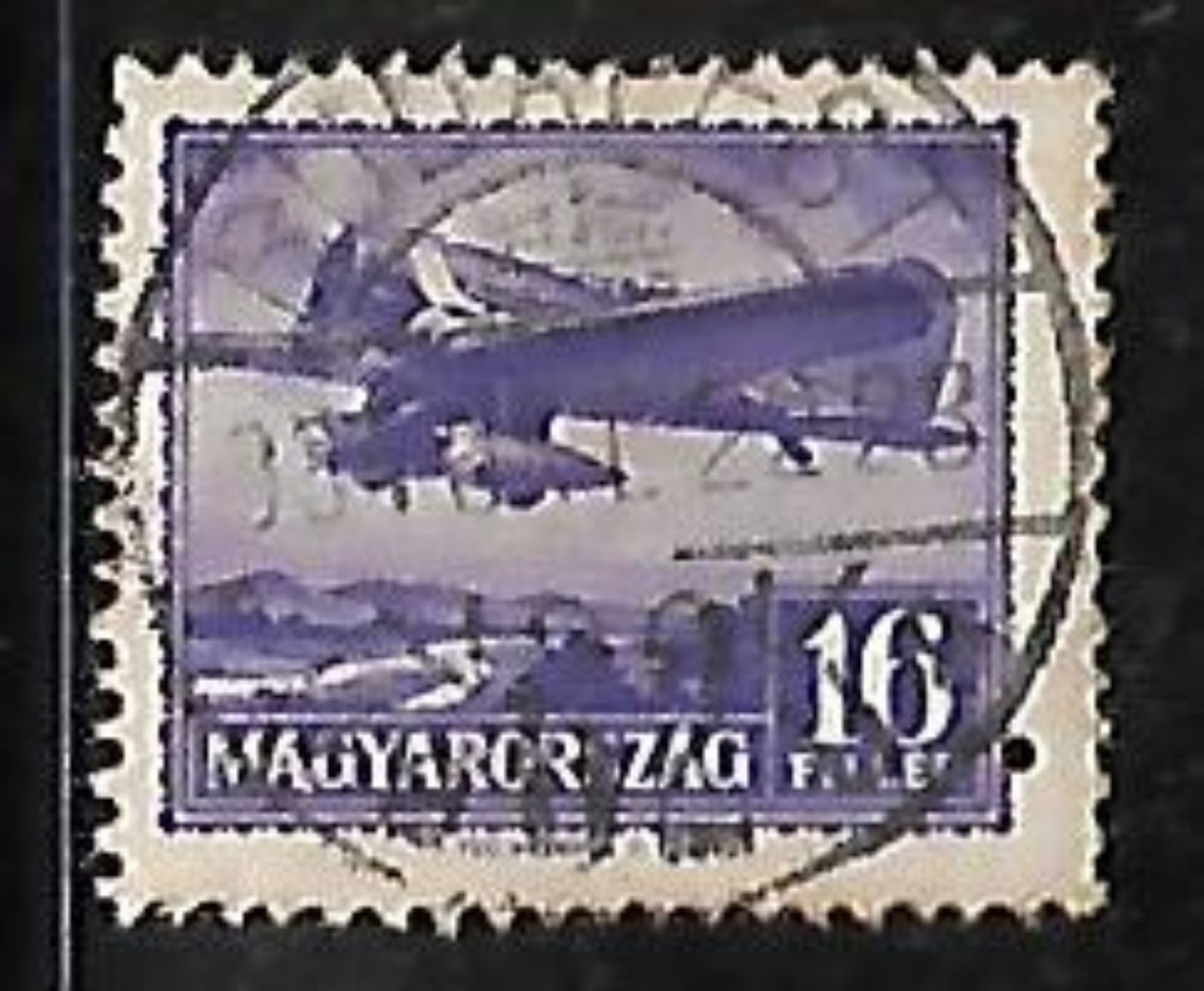 Hungary Transport Airplane 16 Filler Used Stamp # AR:227 - Other & Unclassified