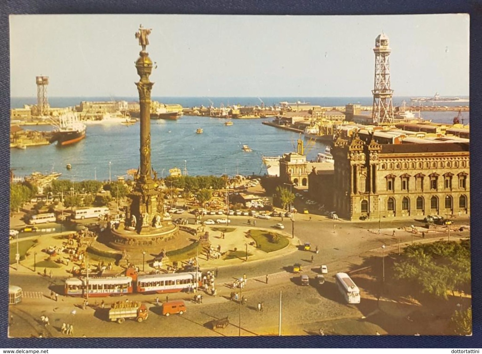 BARCELONA - Monumento A Colon - Columbus Monument - Tram - Barcelona