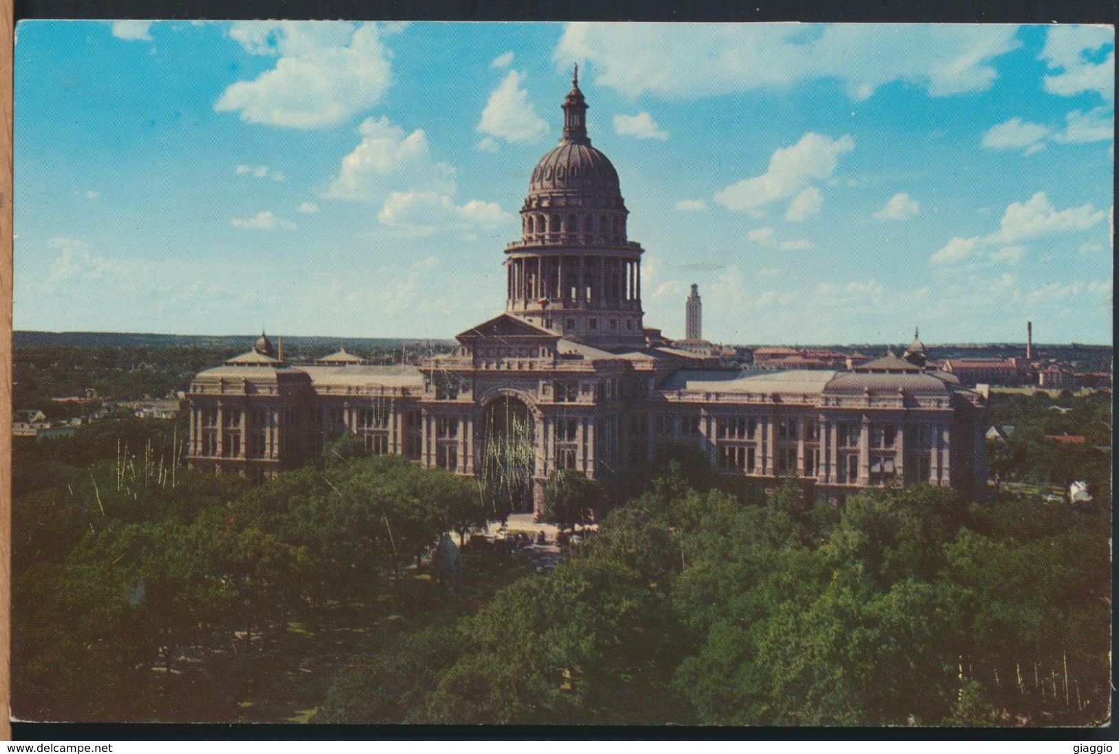 °°° 7842 - TX - AUSTIN - TEXAS STATE CAPITOL - 1960 With Stamps °°° - Austin